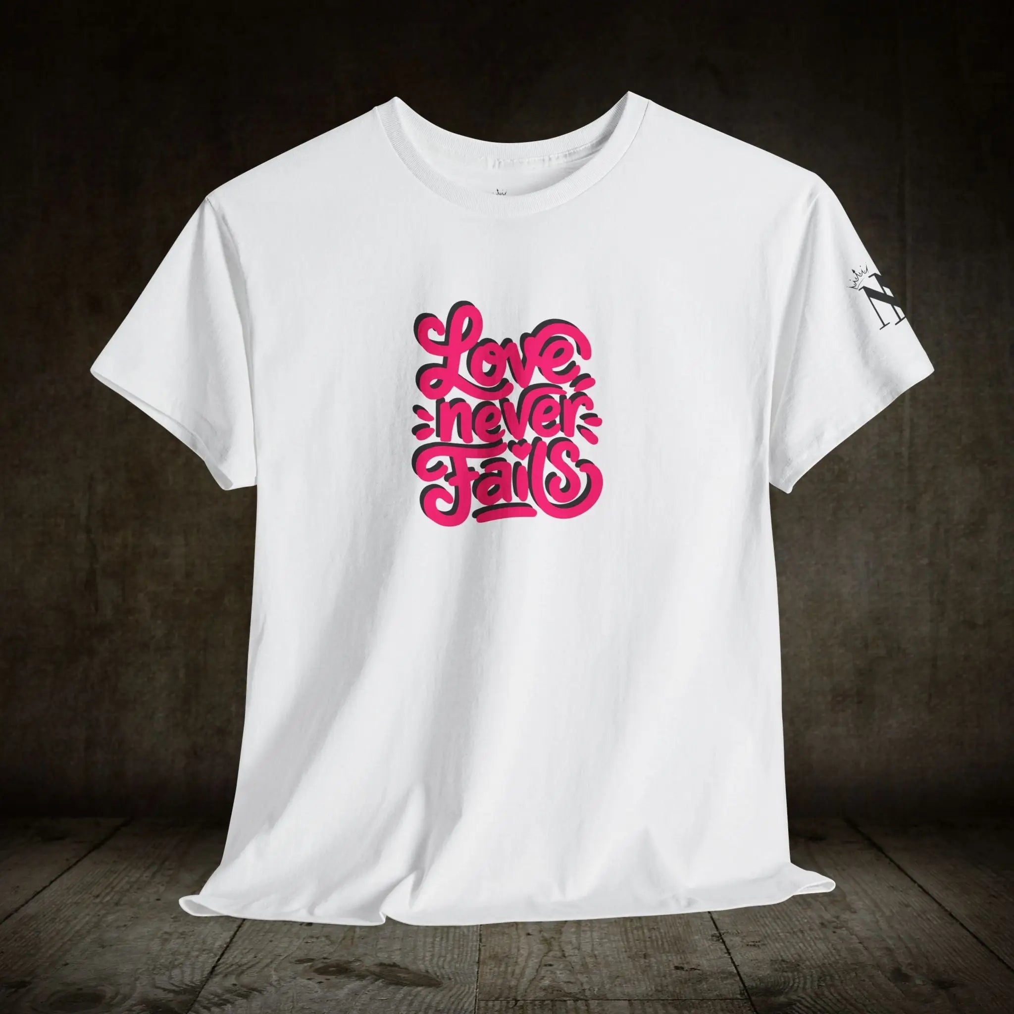 Love Never Fails | Mix & Match Cotton Unisex Fun-Flirty Lovers’ T-Shirts