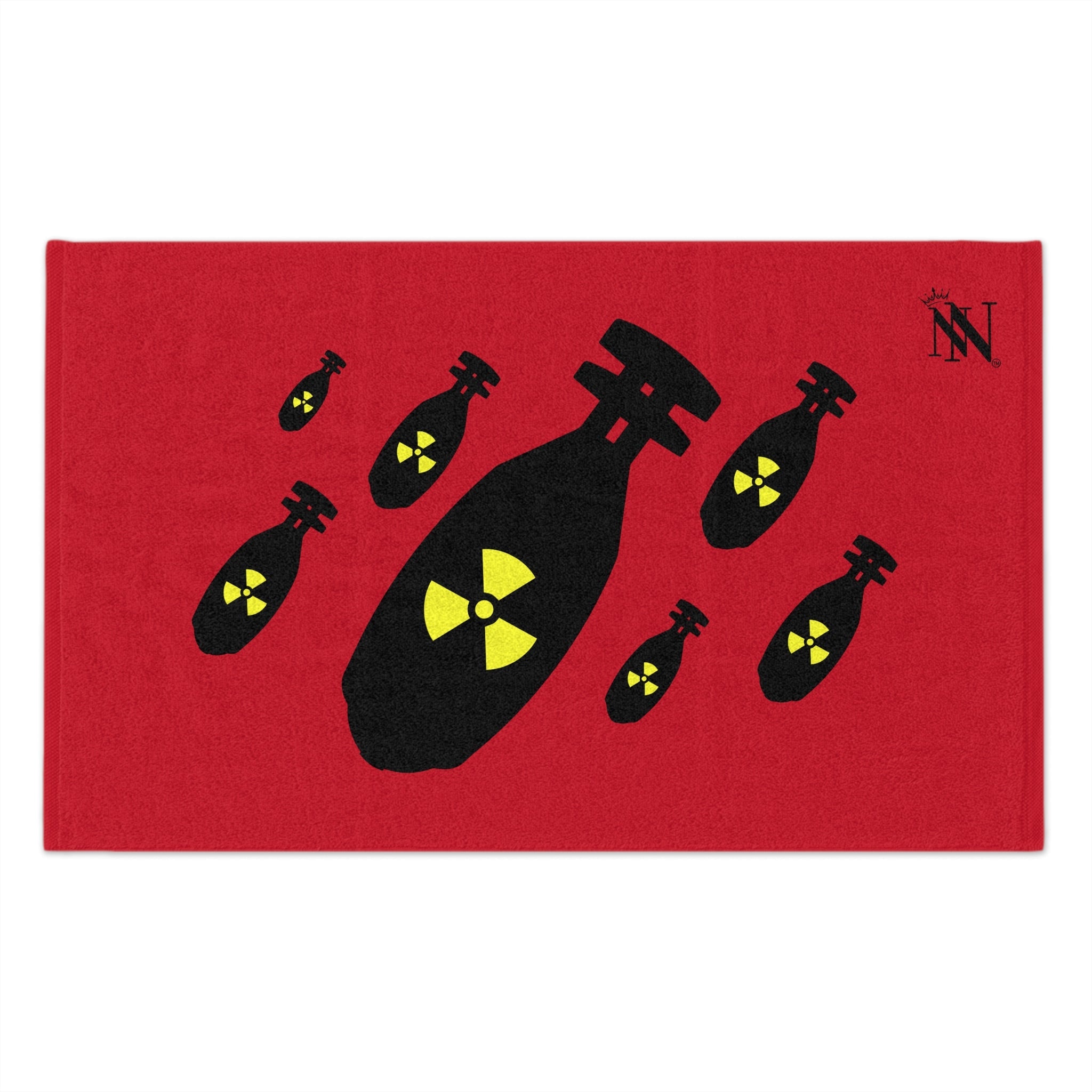 Toxic Bombs Red | Mix & Match Soft Fun-Flirty Lovers’ Towels
