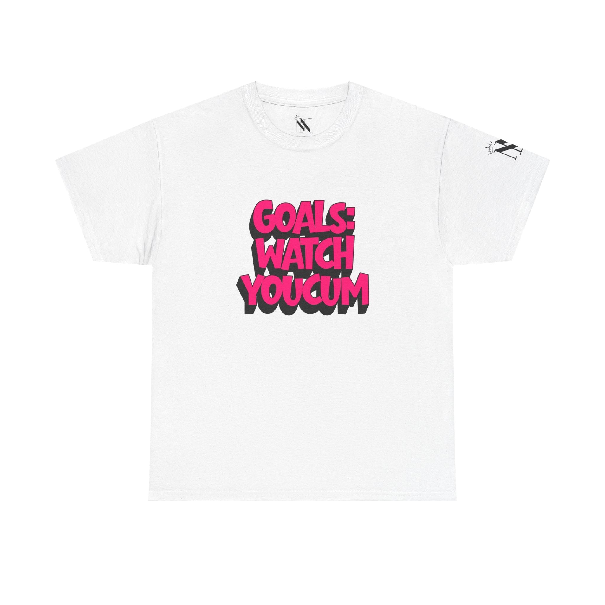 Goals: Watch You Cum | Mix & Match Cotton Unisex Fun-Flirty Lovers’ T-Shirts