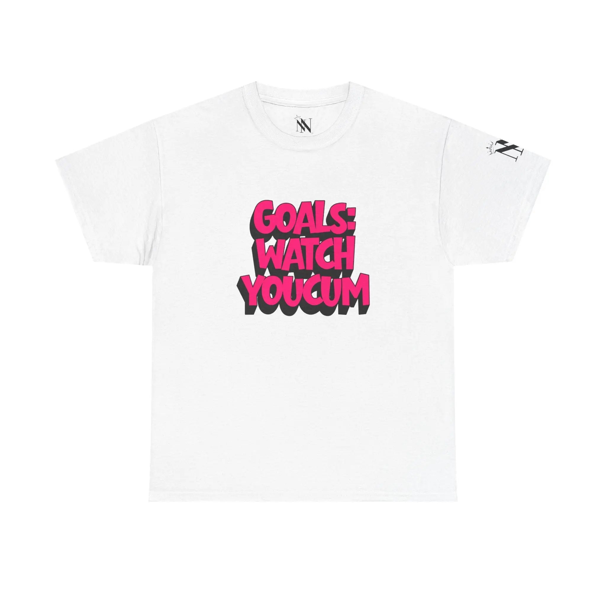 Goals: Watch You Cum | Mix & Match Cotton Unisex Fun-Flirty Lovers’ T-Shirts