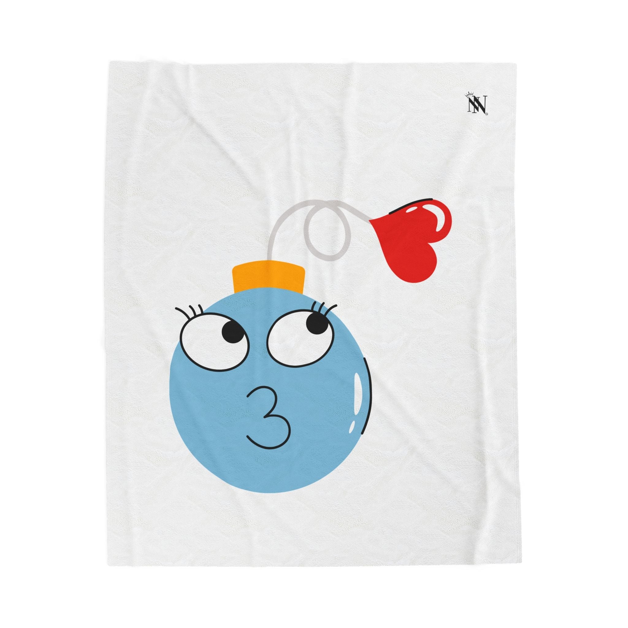 Smoochie Love Bomb | Mix & Match Soft Fun-Flirty Lovers’ Blankets