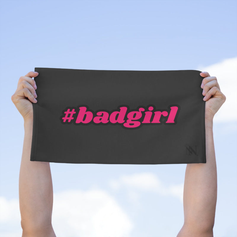 #badgirl Dark Grey | Mix & Match Soft Fun-Flirty Lovers’ Towels