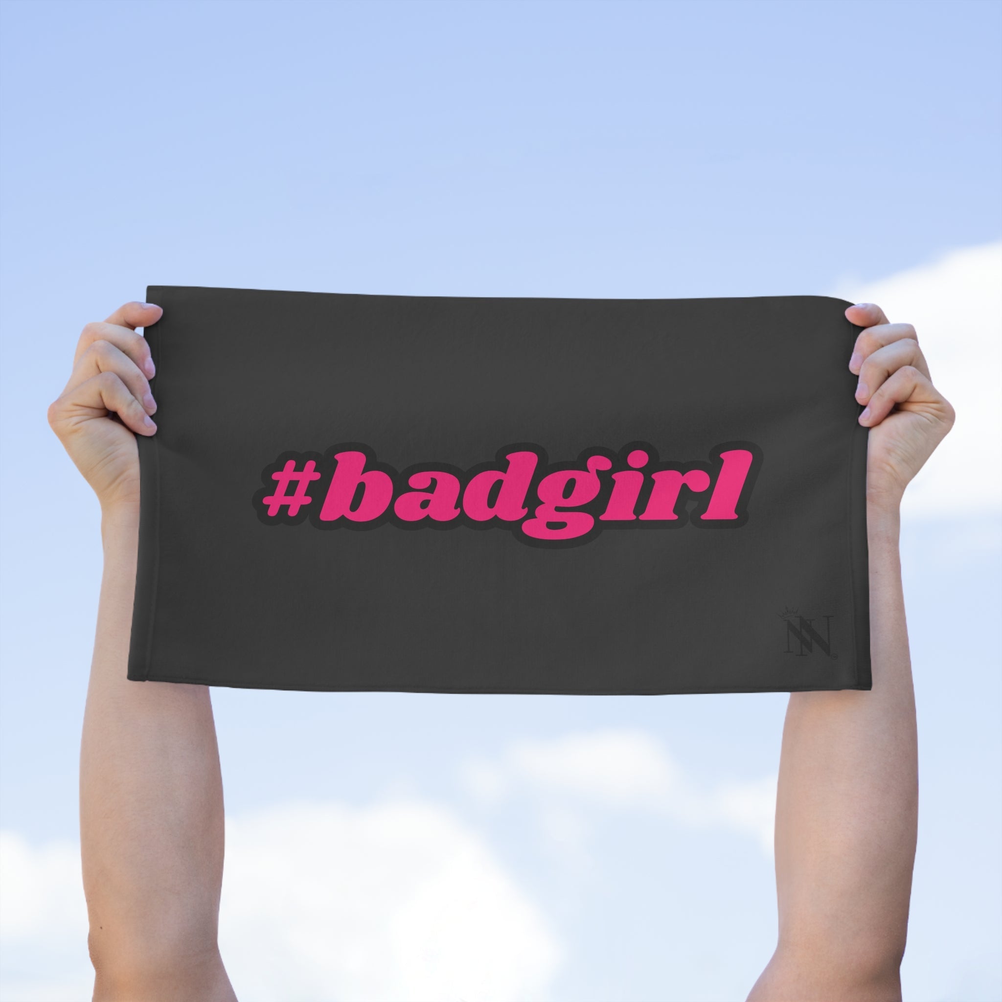 #badgirl Dark Grey | Mix & Match Soft Fun-Flirty Loversâ Towels