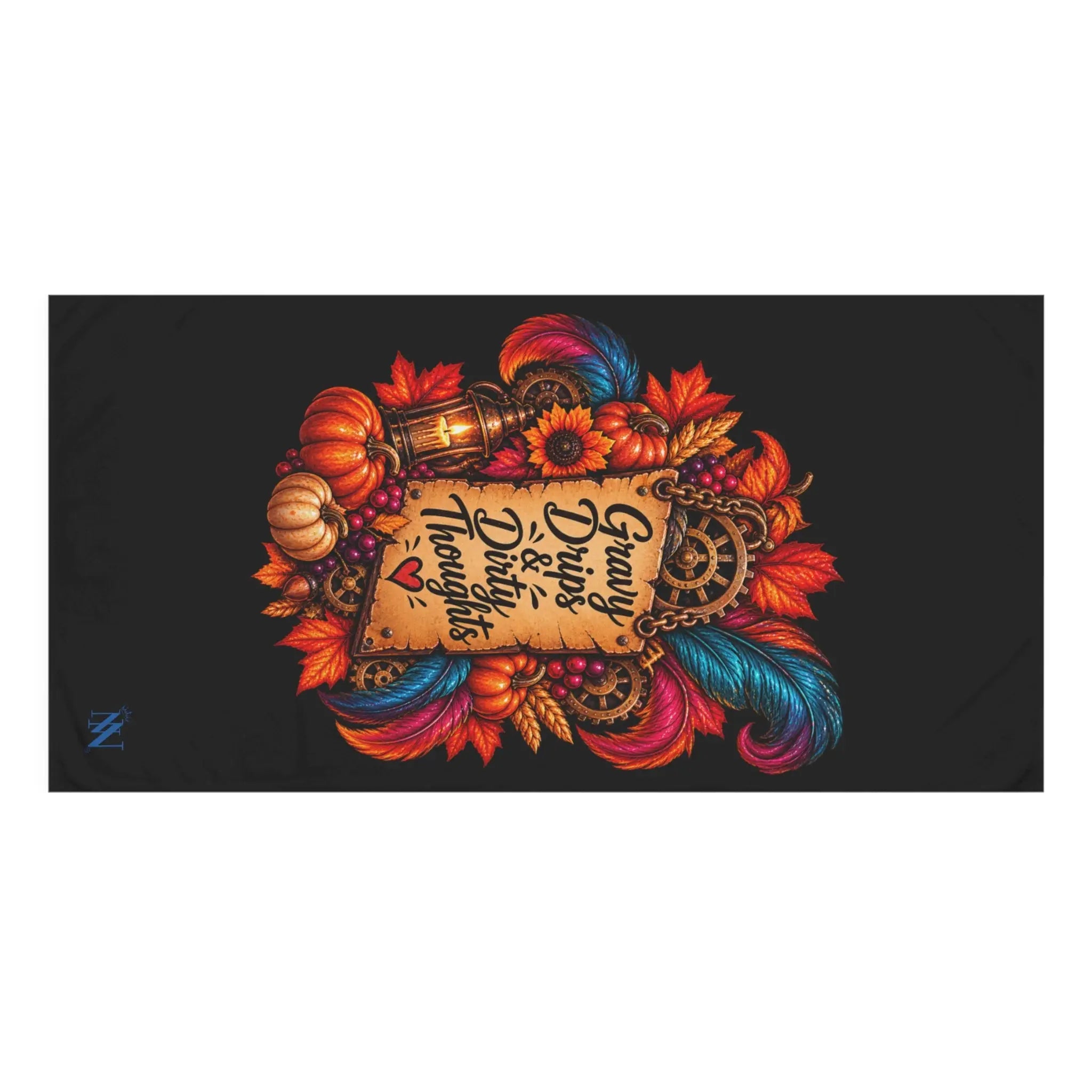 Gravy Drips & Dirty Thoughts Thanksgiving | Nectar Napkins XL Fun-Flirty Lovers’ Towels