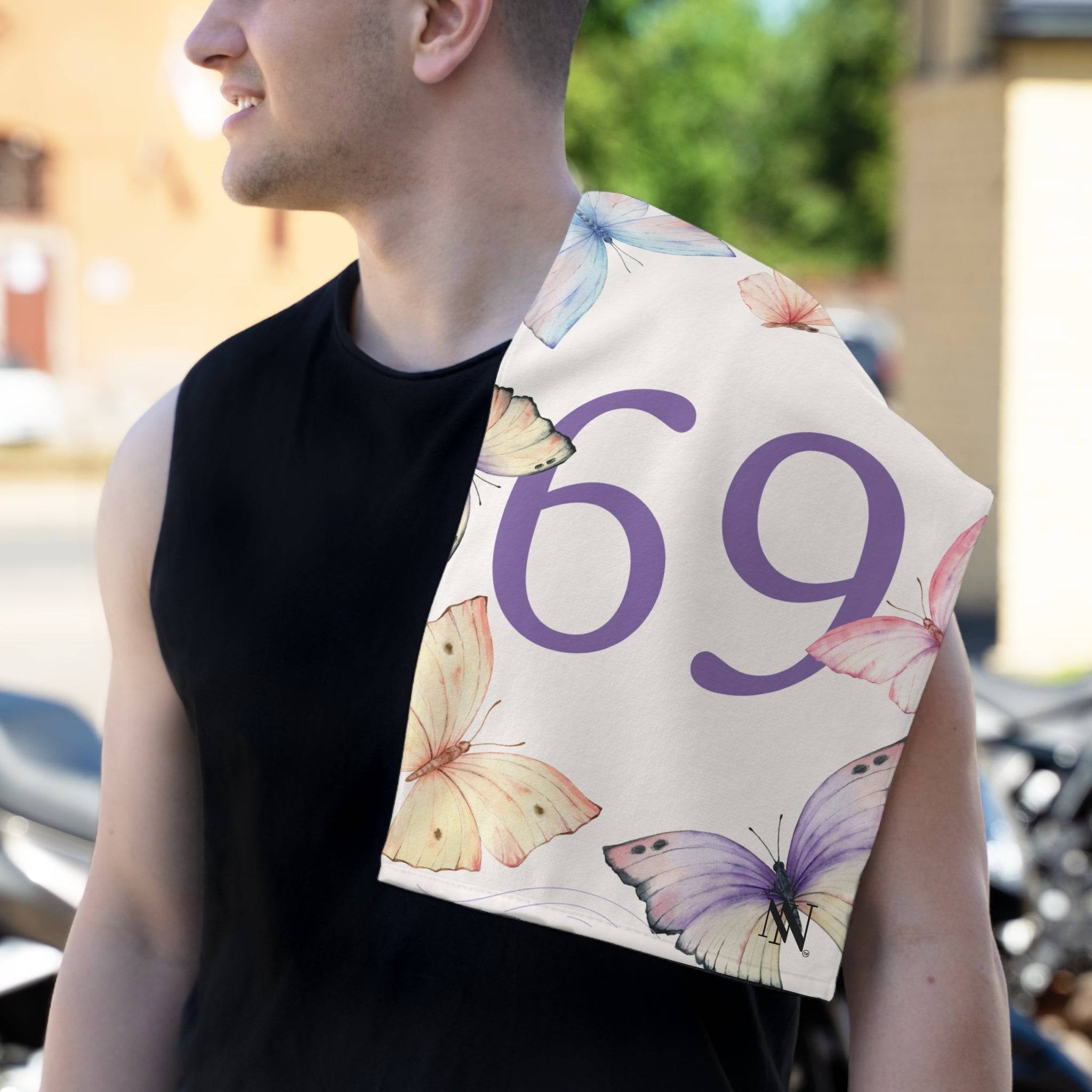 69 Butterfly | Mix & Match Soft Fun-Flirty Lovers’ Towels