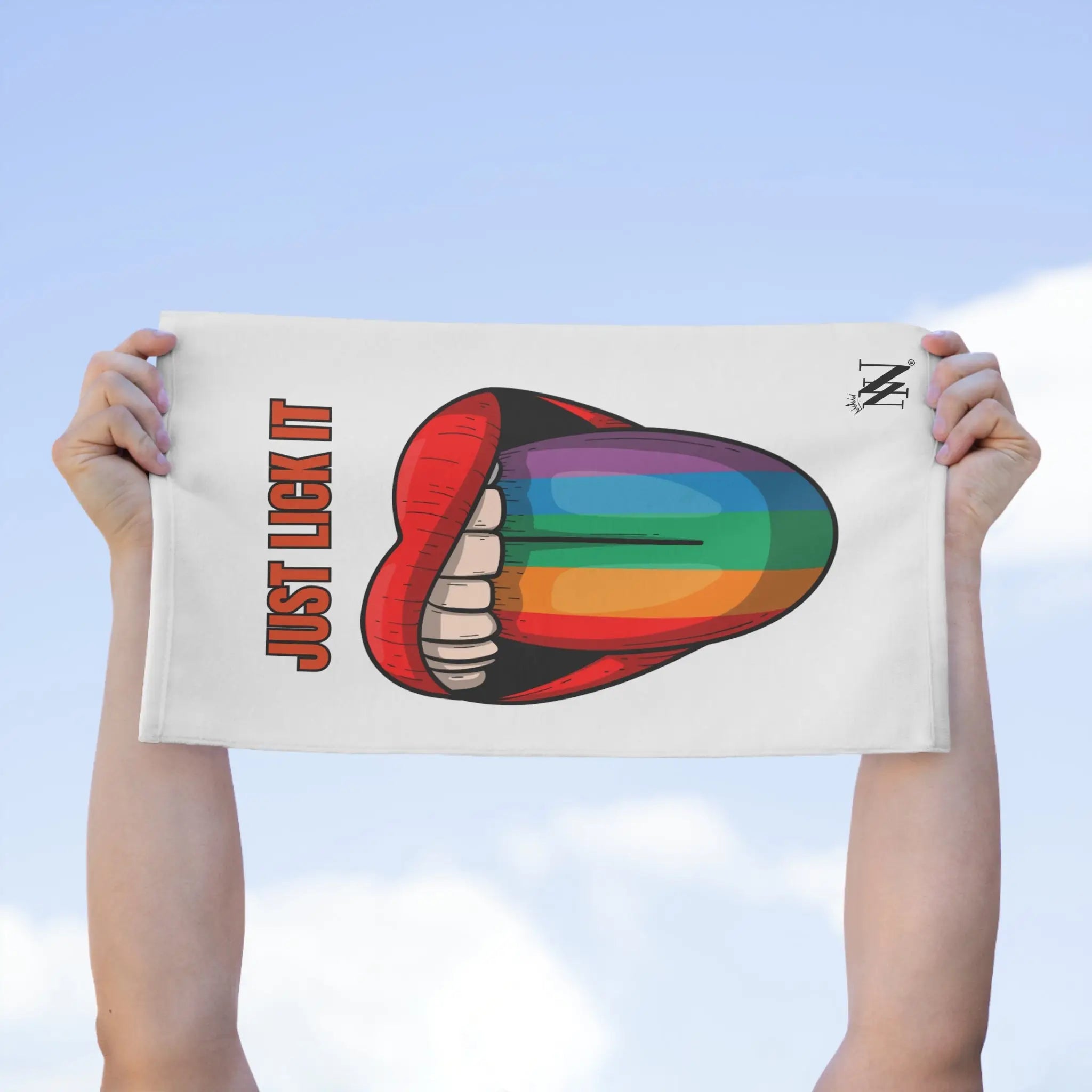 Just Lick It Rainbow Tongue Sex Towel