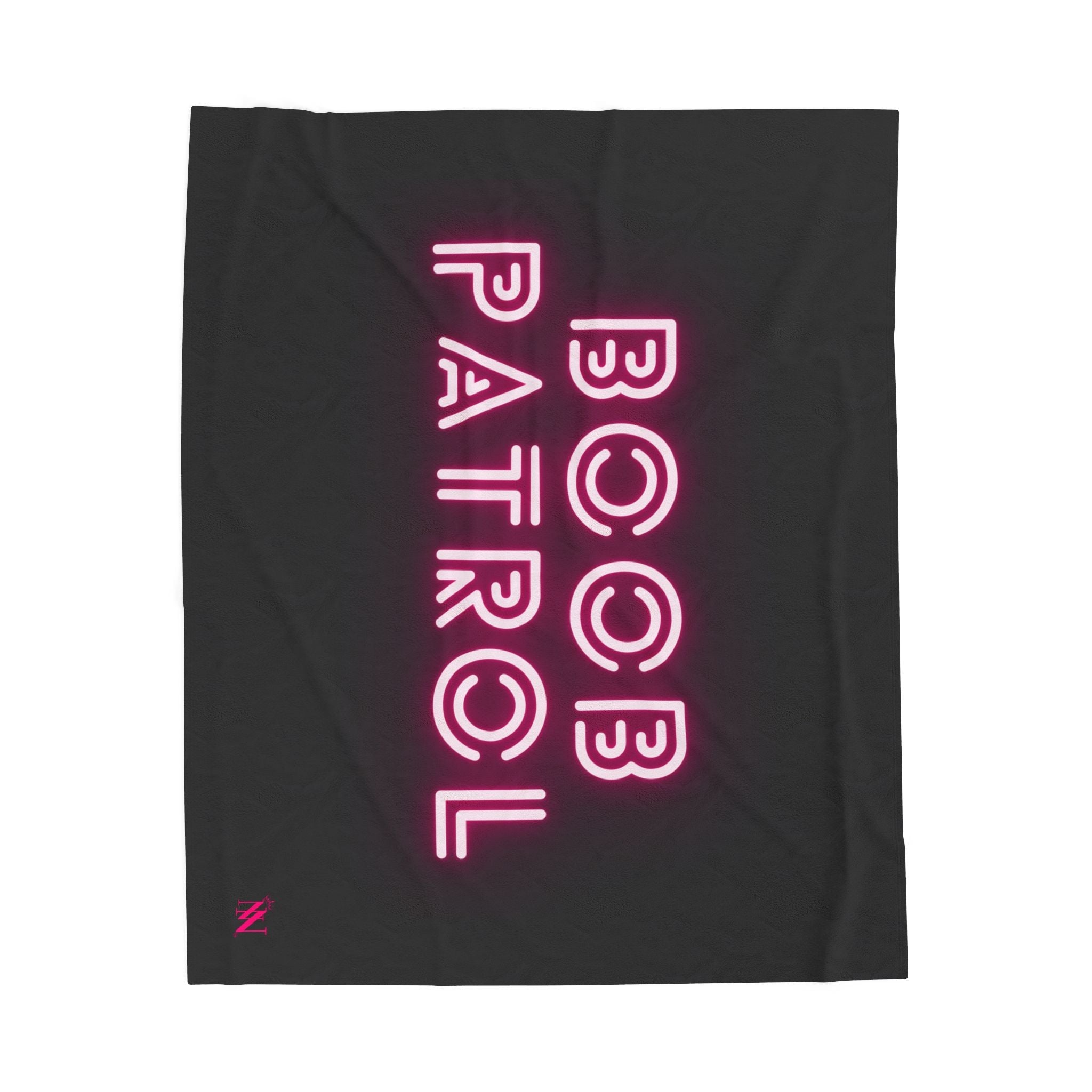 Boob Patrol | Mix & Match Velveteen Fun-Flirty Lovers’ Blankets