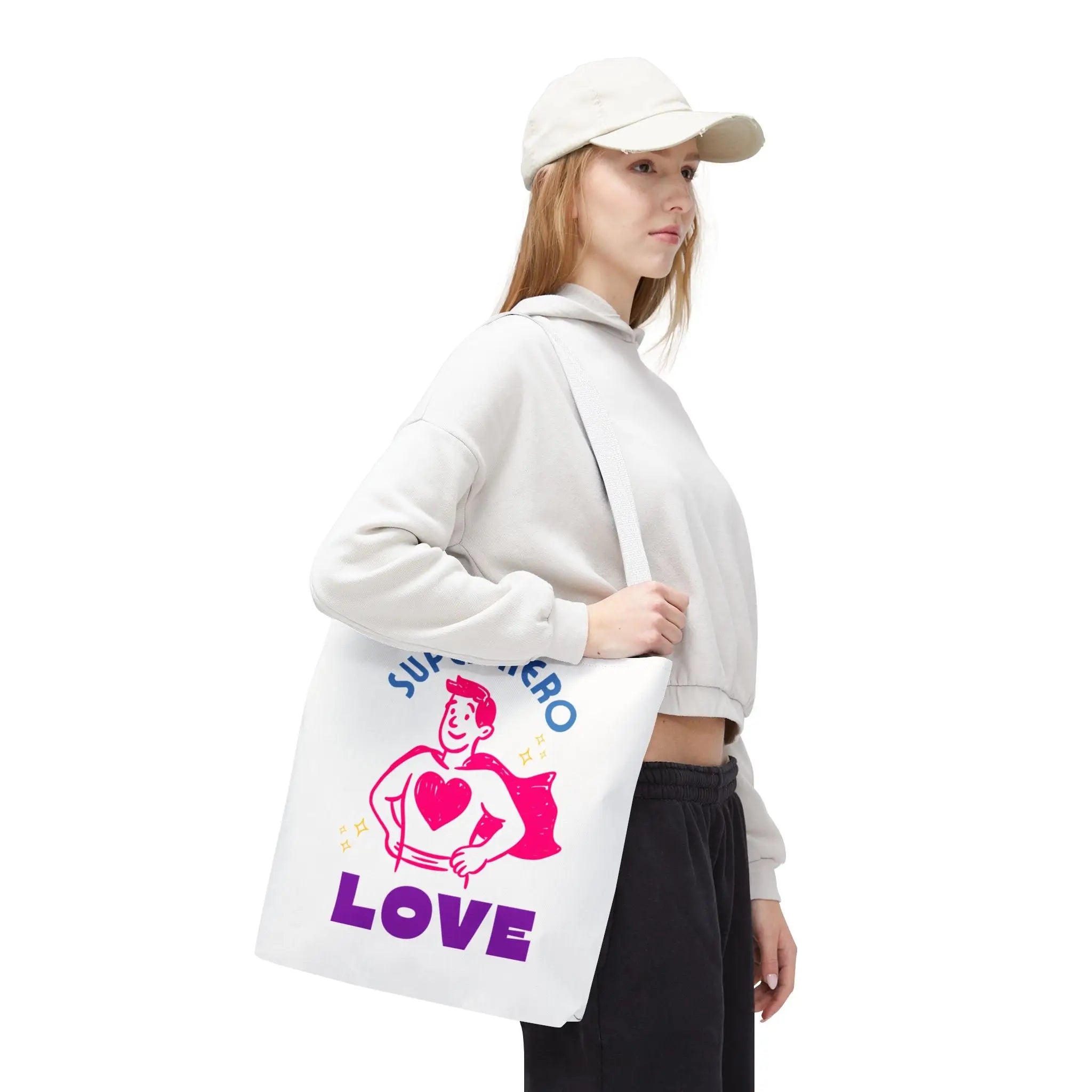 Super Hero Love Tote Bag