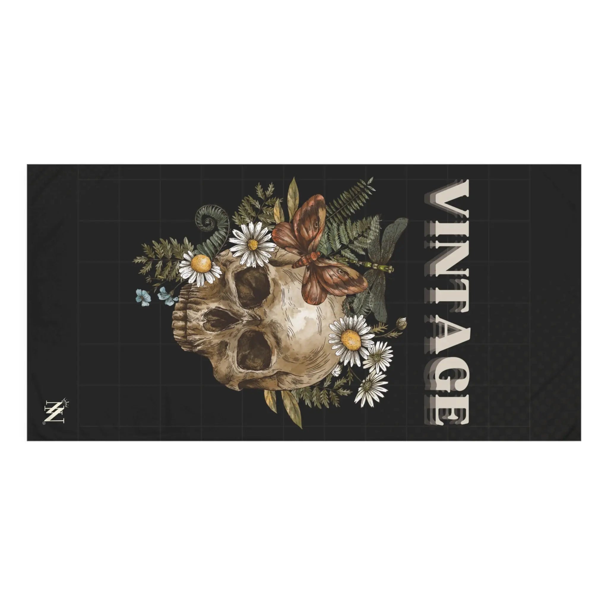 Vintage Floral Skull | Mix & Match XL Fun-Flirty Lovers’ Towels