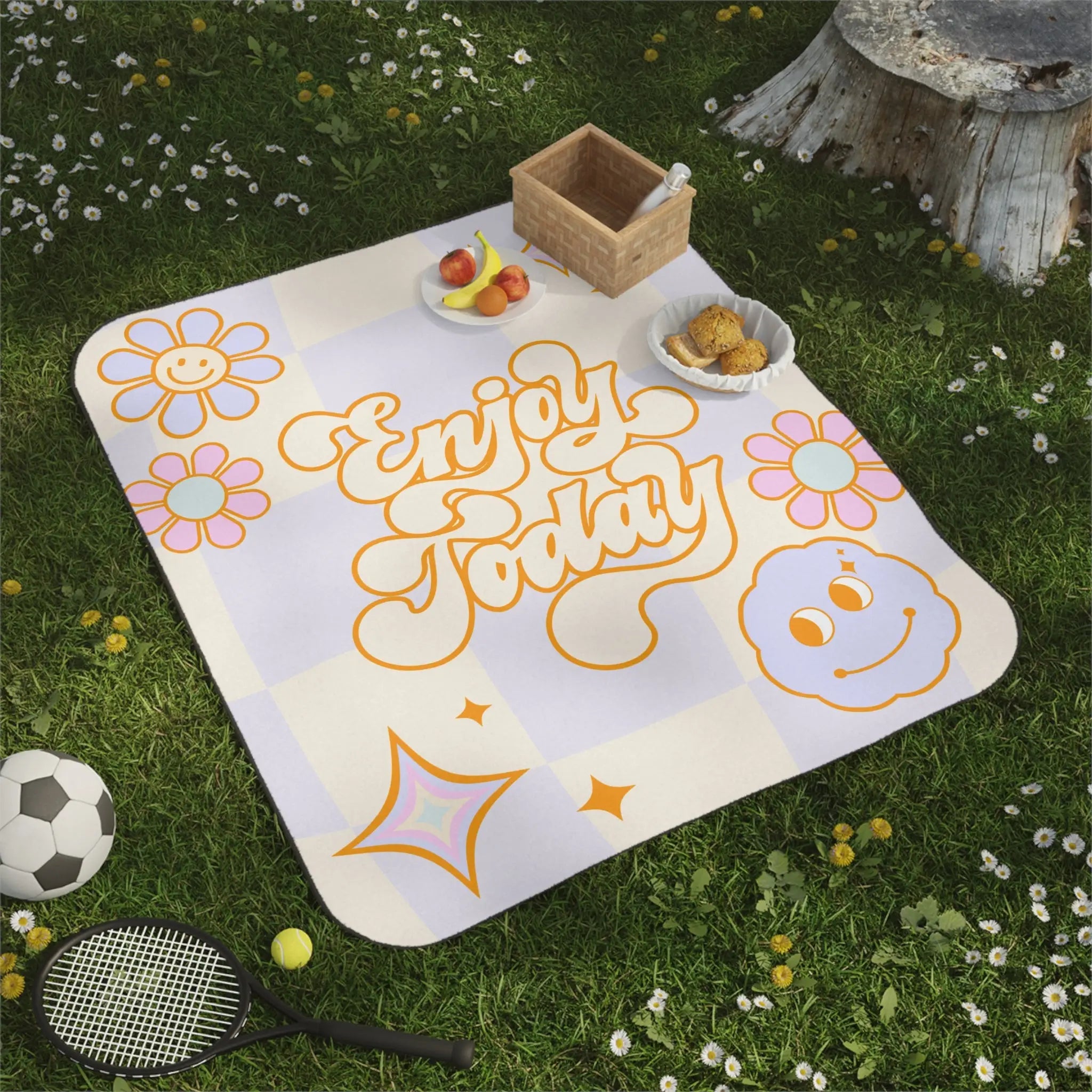 Enjoy Today Hippie | Mix Match Fun-Flirty Lovers’ Water-Resistant Blankets