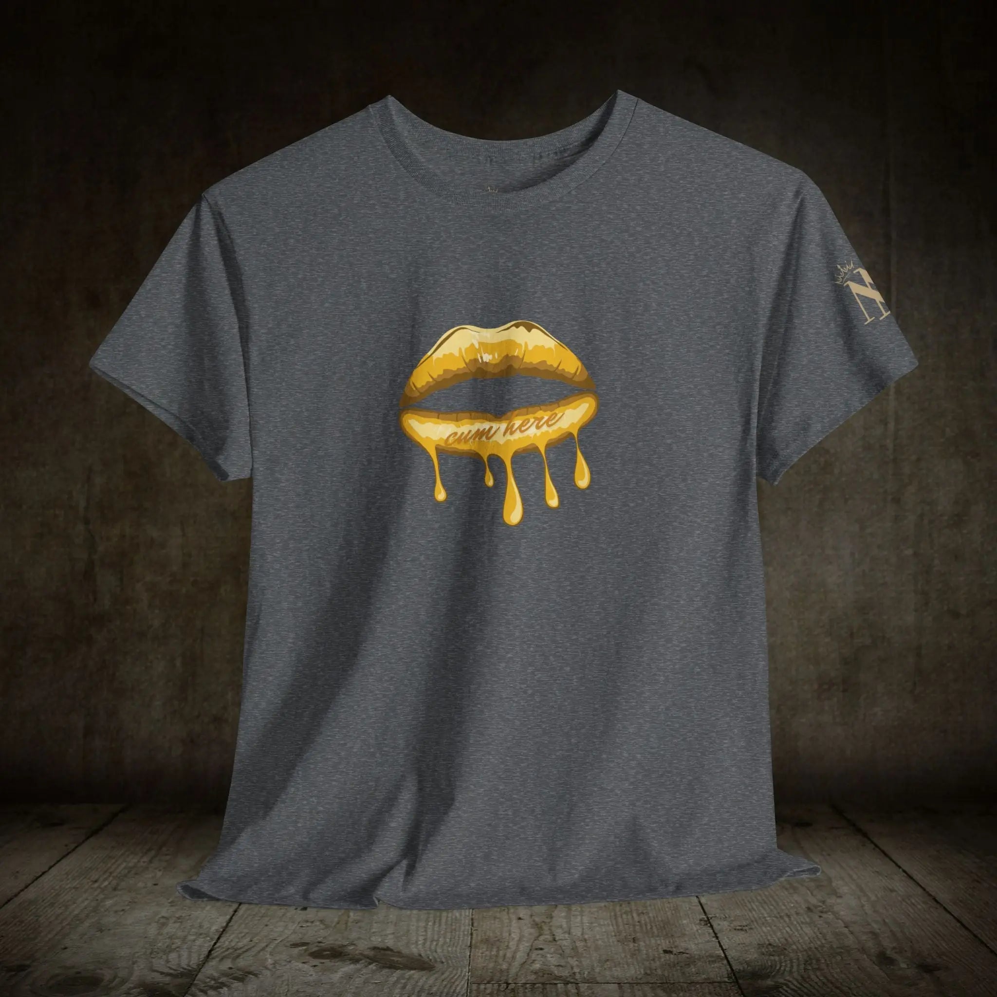 Cum Here Lips | Mix & Match 100% Cotton Unisex Fun-Flirty Lovers’ Tees