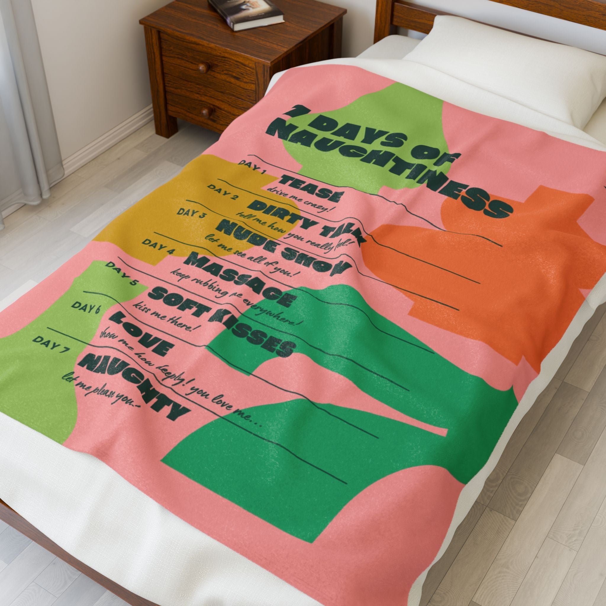 7 Days of Naughtiness | Mix & Match Fun-Flirty Loversā Blankets