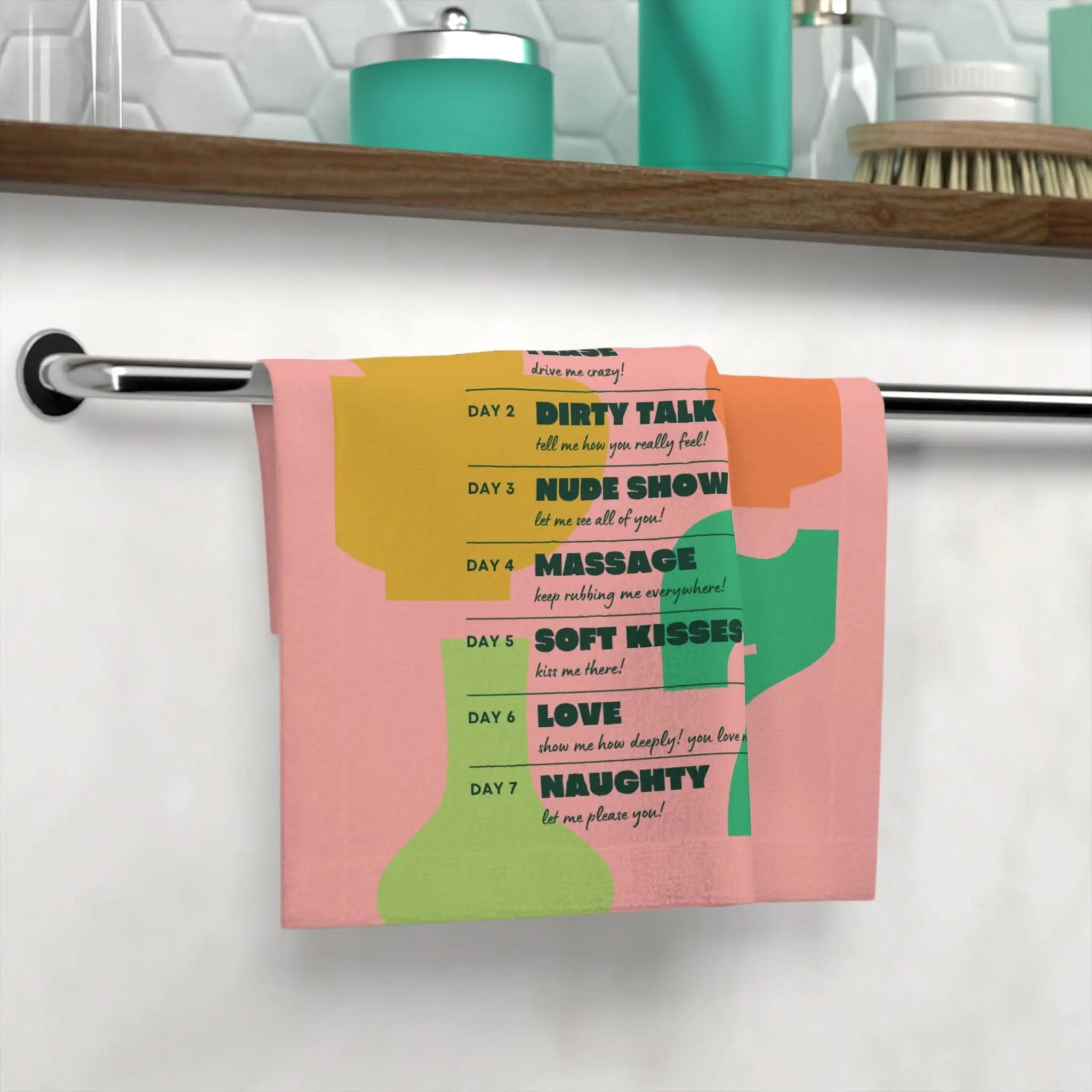 7 Days of Naughtiness | Mix & Match Lils’ Fun-Flirty Lovers’ Towels