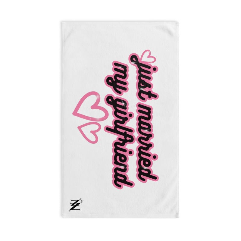 Just Married My Girlfriend | Mix & Match Classic Fun-Flirty Lovers’ Towels
