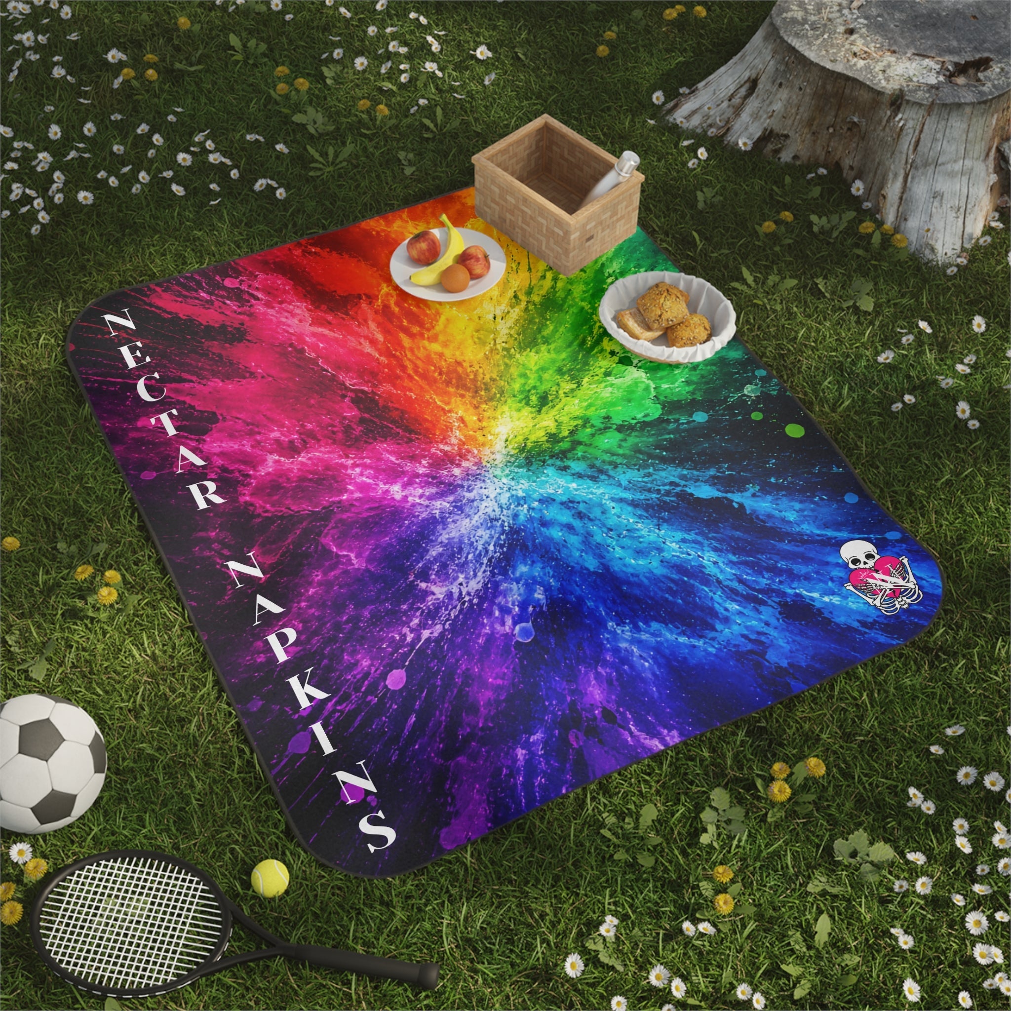 Nectar Napkins Brand Rainbow | Nectar Napkins Fun-Flirty Lovers’ Sex Blankets