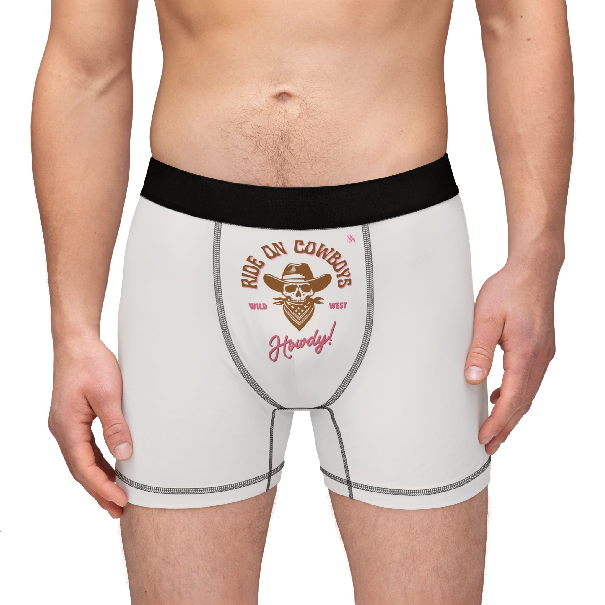 Ride On Cowboys Men’s Matching Gifts Comfy Flirty Boxer Briefs