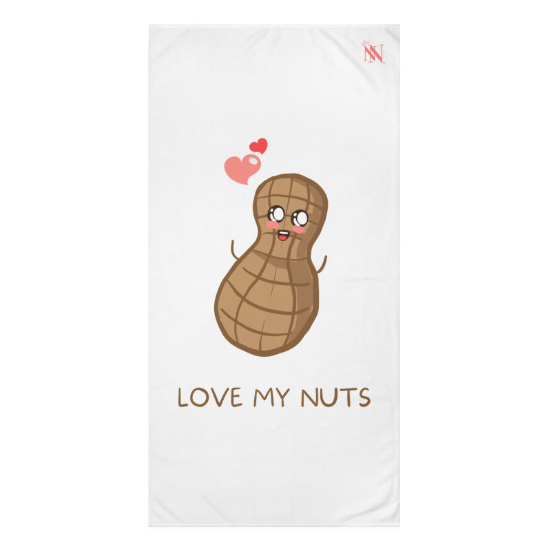 Love My Nuts | Mix & Match XL Fun-Flirty Lovers’ Towels