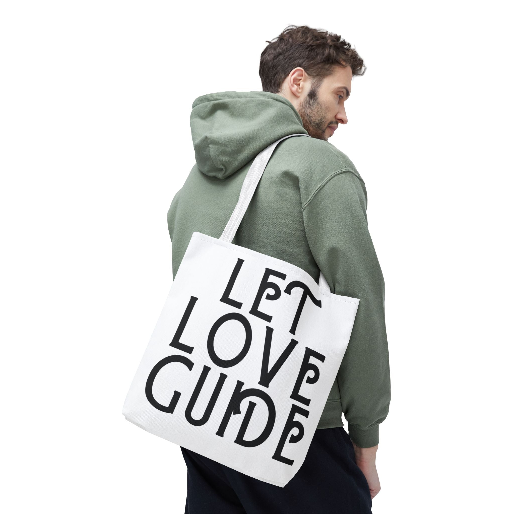 Let Love Guide Fun Everyday Cute Tote Bag