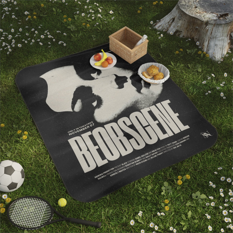 Be Obscene Movie Poster | Mix Match Fun-Flirty Lovers’ Water-Resistant Blankets