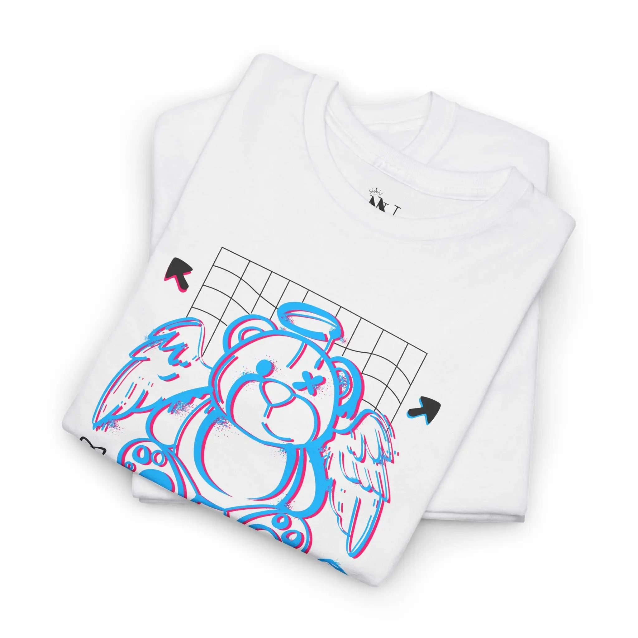 Broken Bear Angel | Mix & Match 100% Cotton Unisex Fun-Flirty Lovers’ Tees