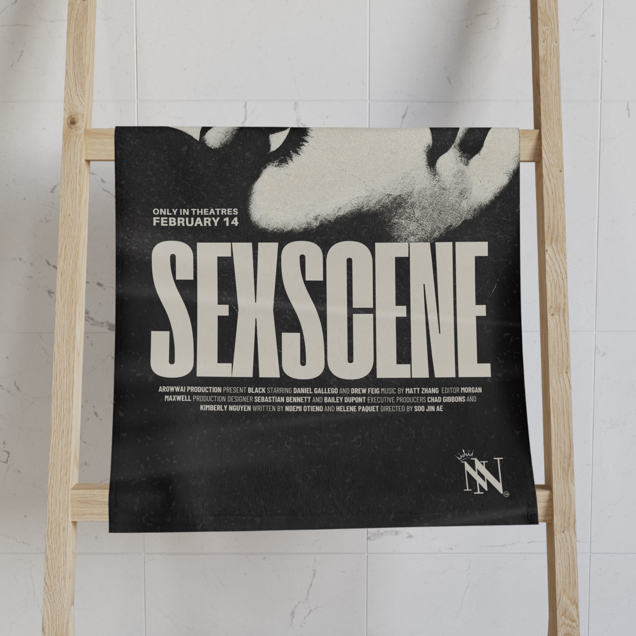 Sex Scene Movie Poster | Mix & Match Classic Fun-Flirty Lovers’ Towels