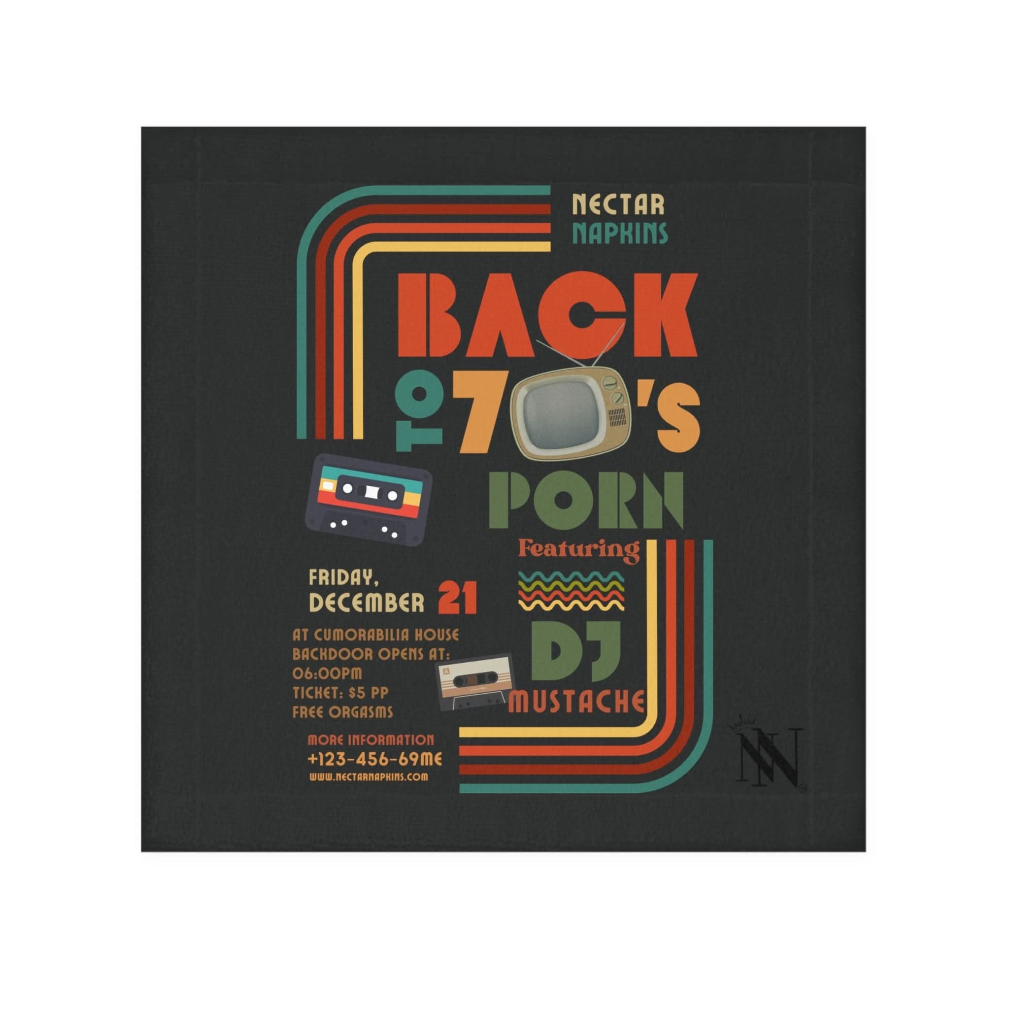 70s Porn | Mix & Match Lils’ Fun-Flirty Lovers’ Towels