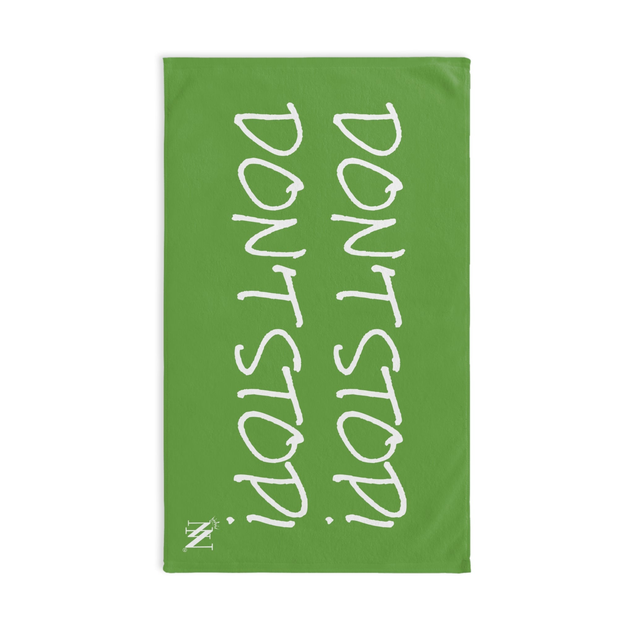 Don’t Stop! Don’t Stop Lime Green | Mix & Match Classic Fun-Flirty Lovers’ Towels