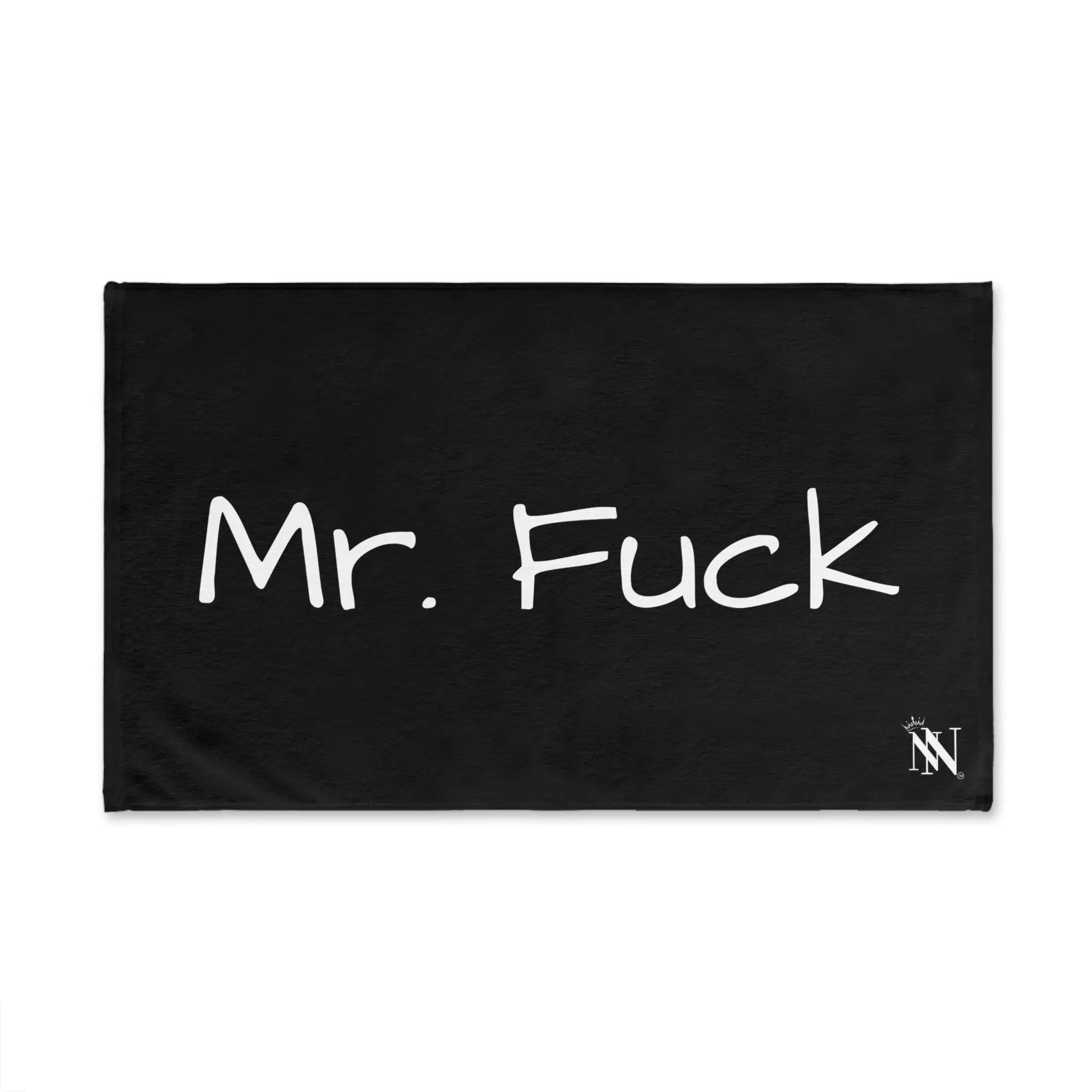 Mr. Fuck Black | Mix & Match Classic Fun-Flirty Lovers’ Towels