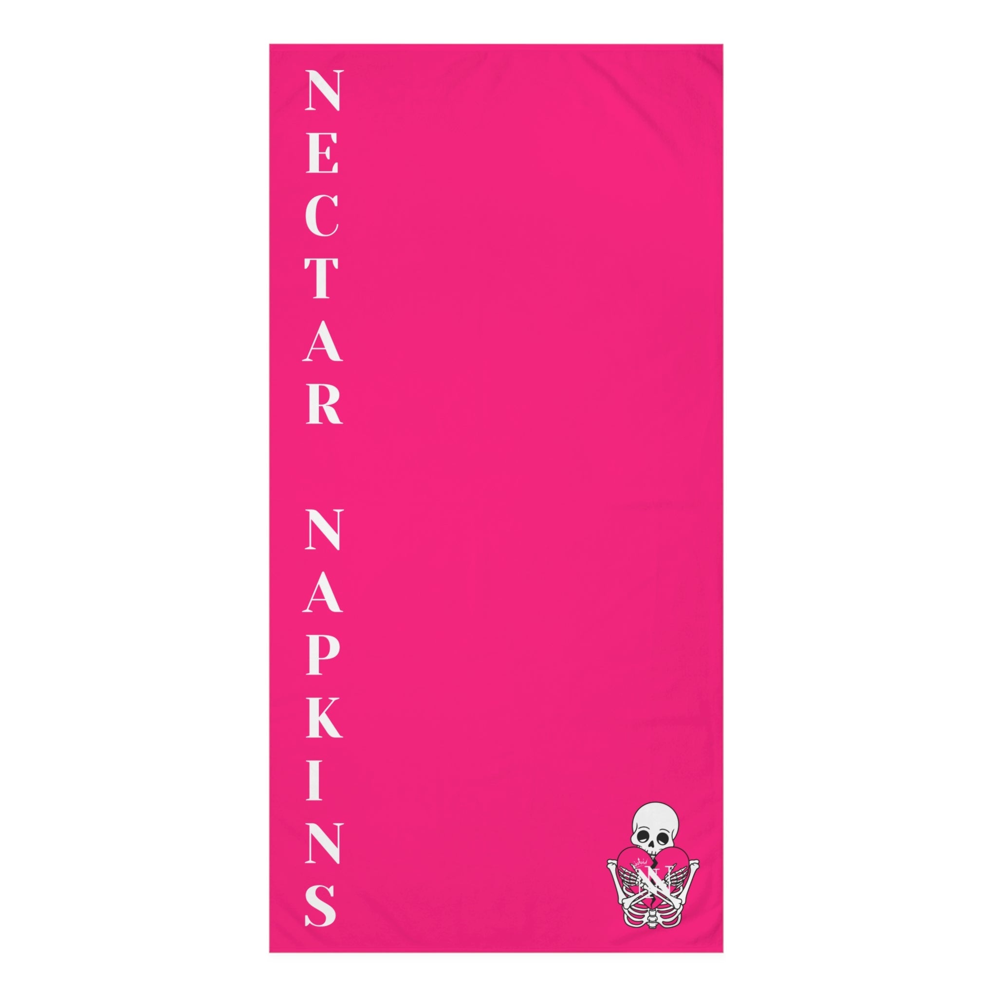 Nectar Napkins Brand Signature Pink | Nectar Napkins XL Fun-Flirty Lovers’ Towels