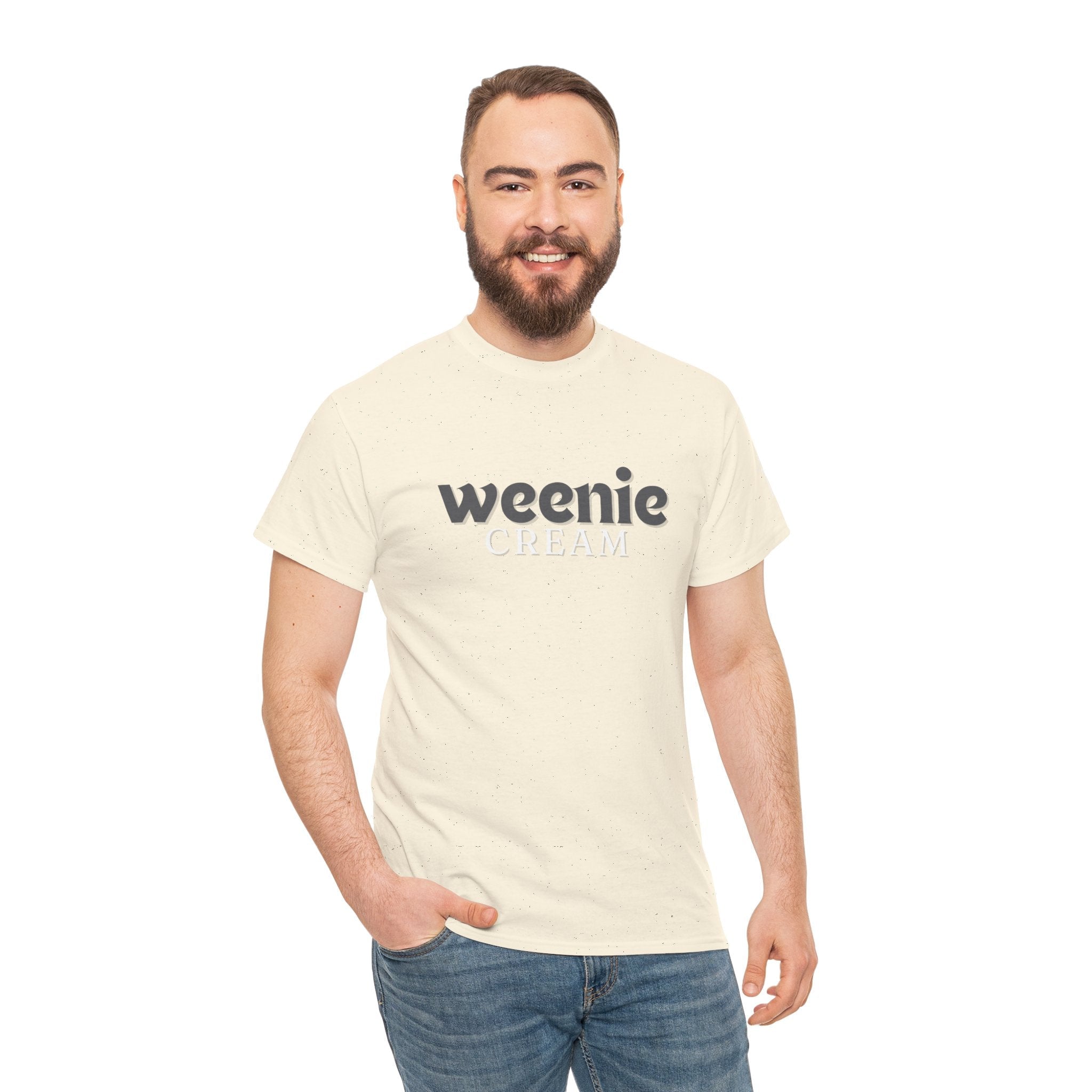 Weenie Cream | Mix & Match 100% Cotton Unisex Fun-Flirty Lovers’ Tees