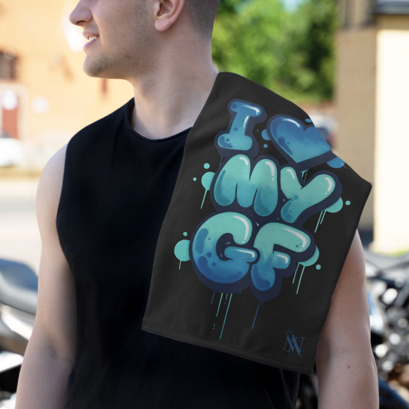 I Heart My GF Tagged | Mix & Match Soft Fun-Flirty Lovers’ Towels