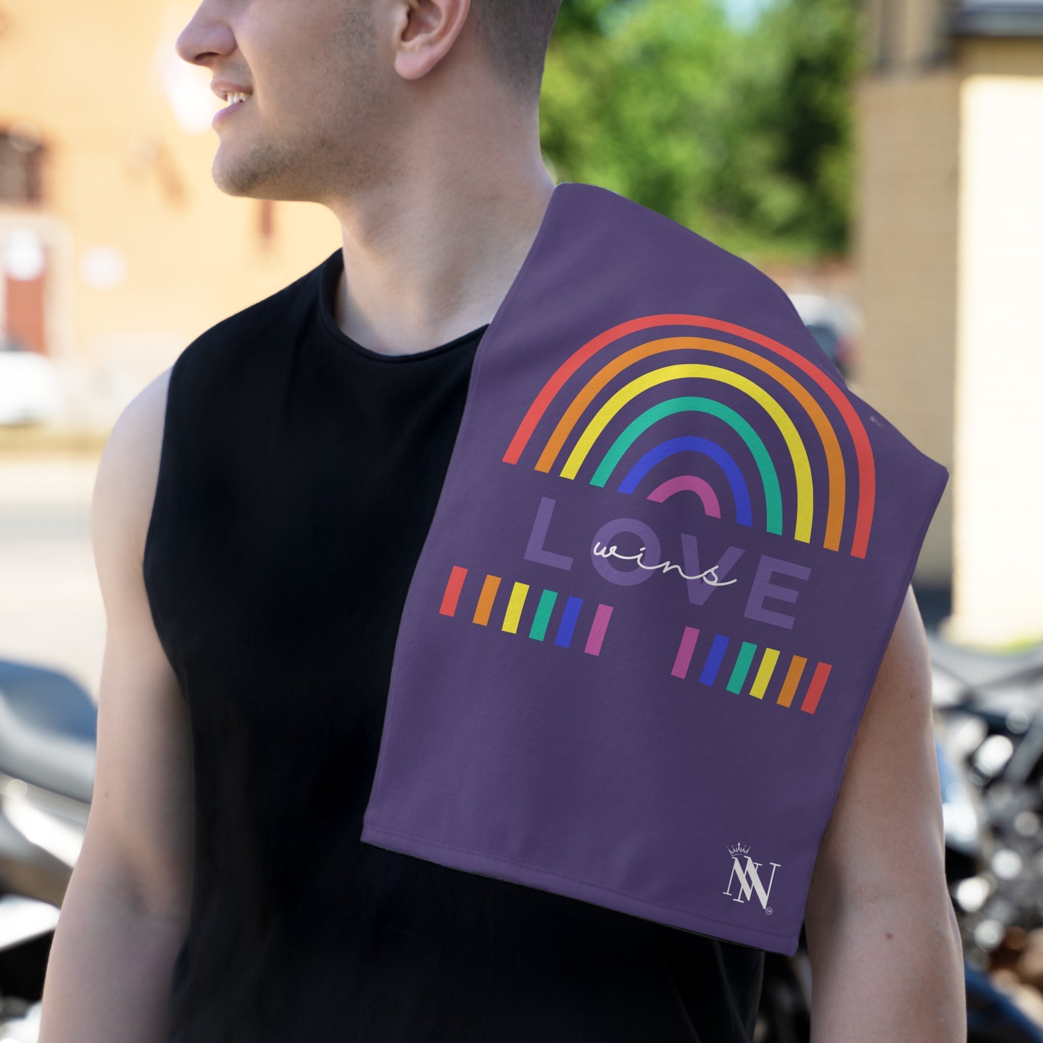 Love Wins Rainbow | Mix & Match Soft Fun-Flirty Lovers’ Towels