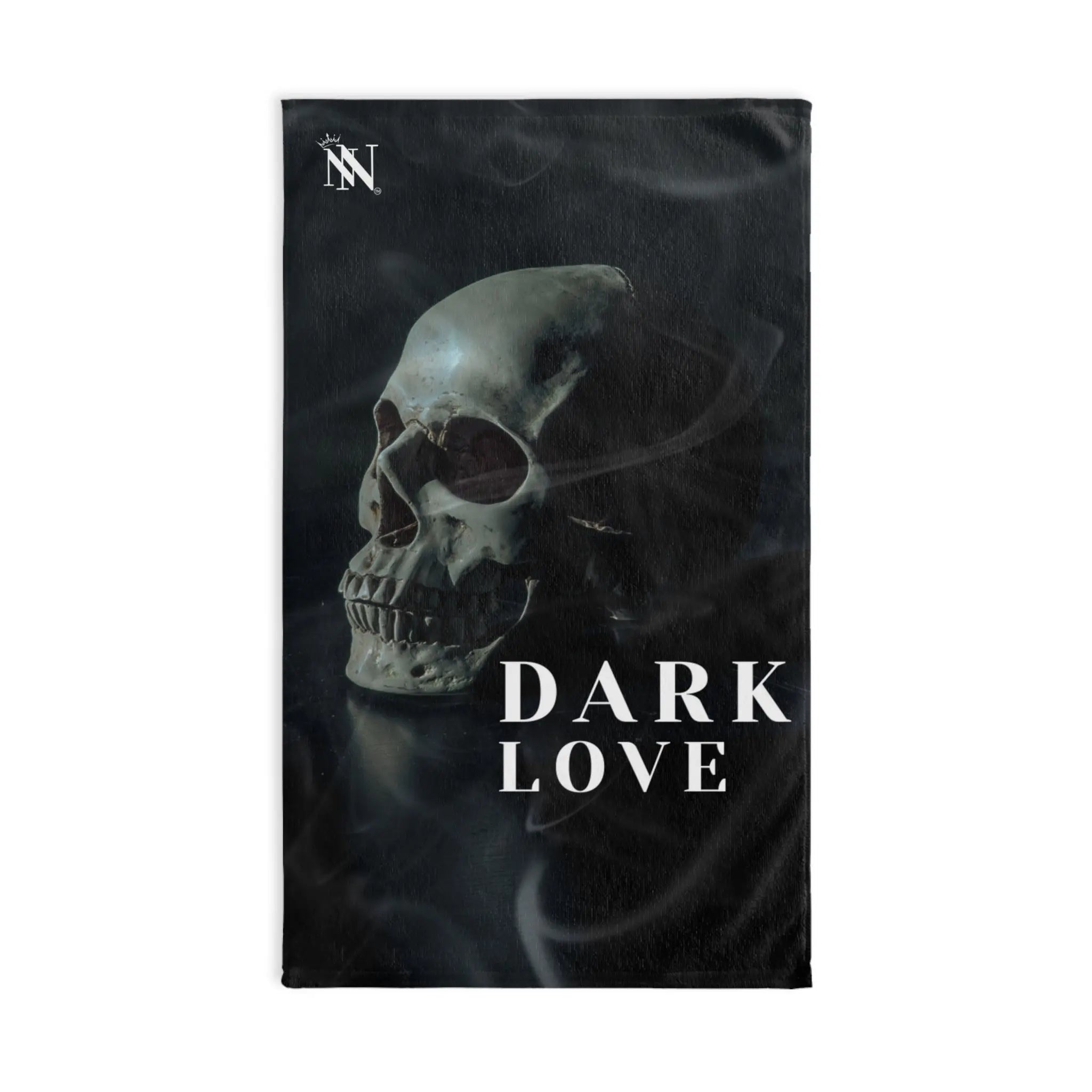 Dark Love Skull Photograph Cum Towel