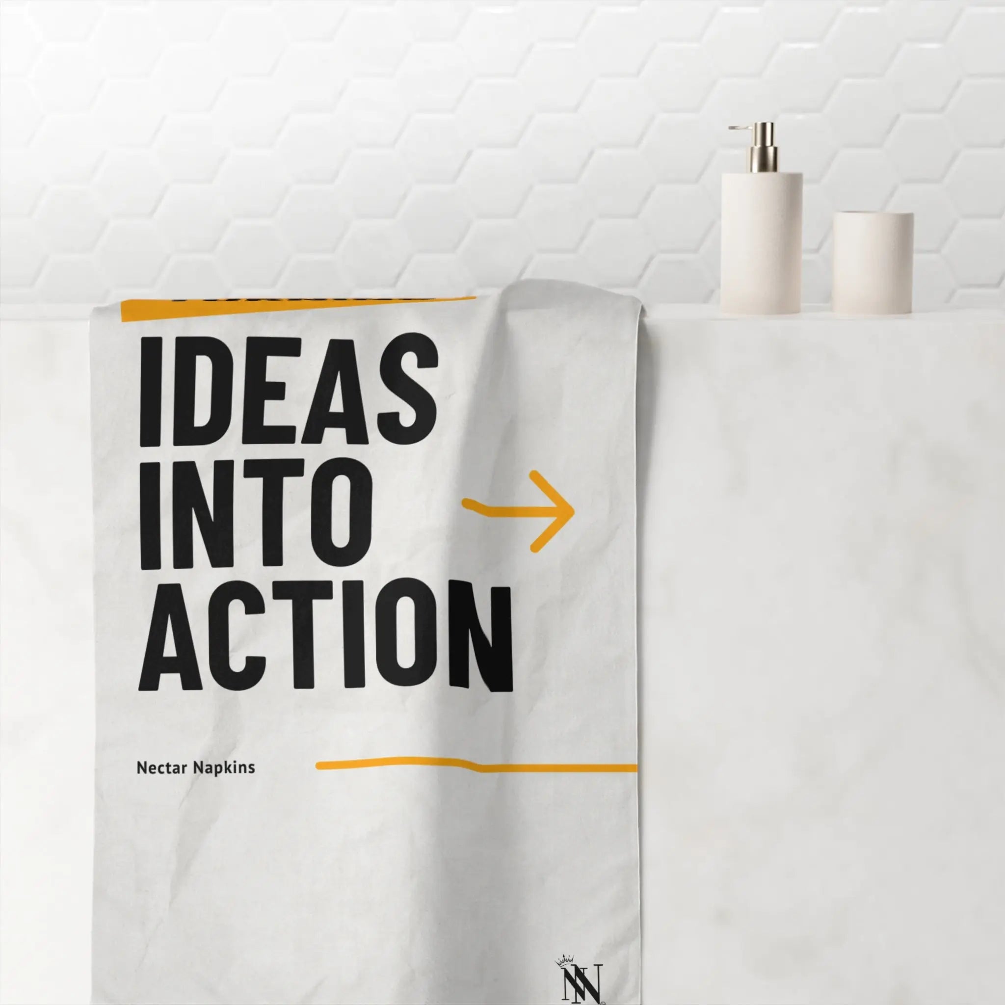 Turning Ideas into Action Extra Large Sex Towel