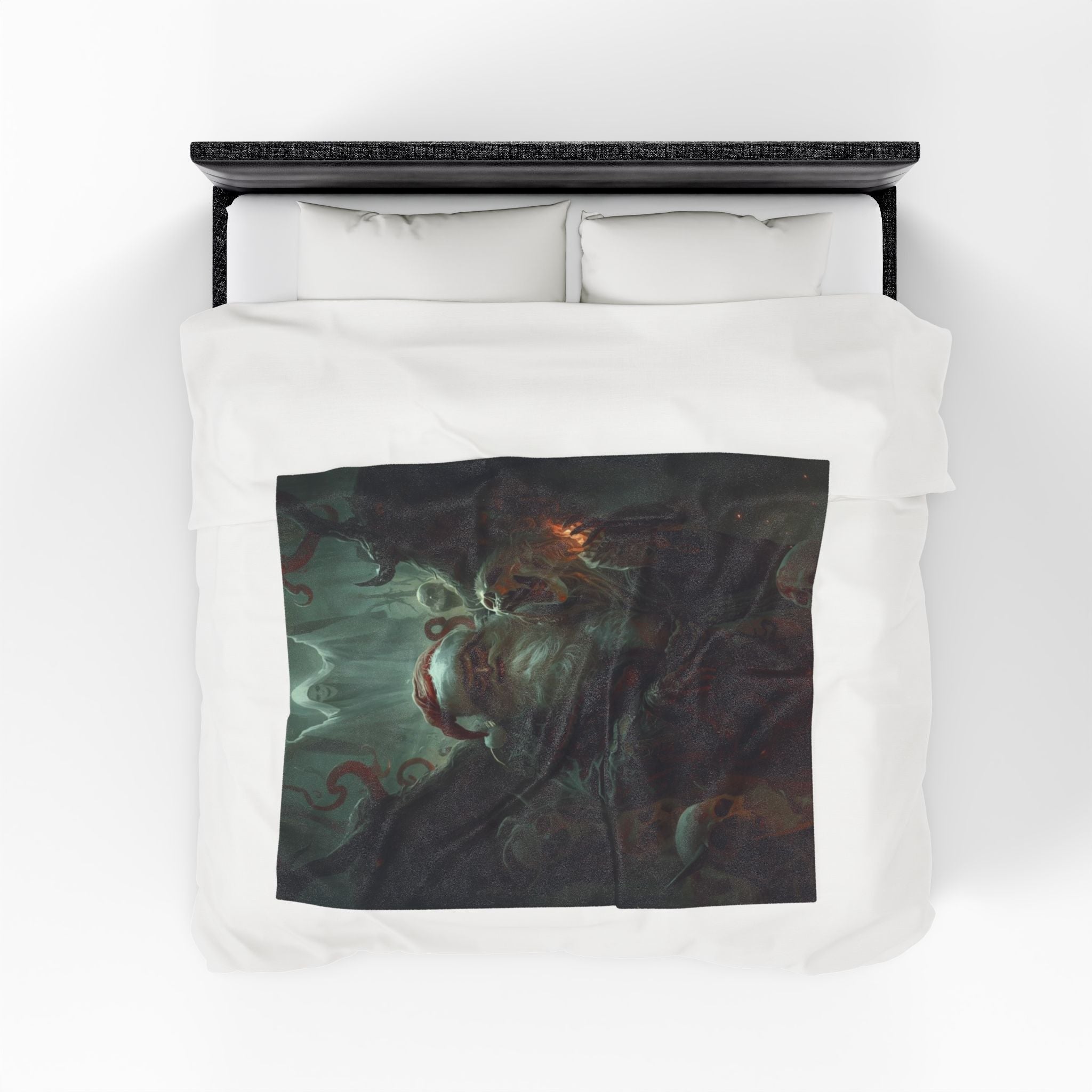 Evil Santa Christmas Fantasy | Mix & Match Soft Fun-Flirty Lovers’ Blankets