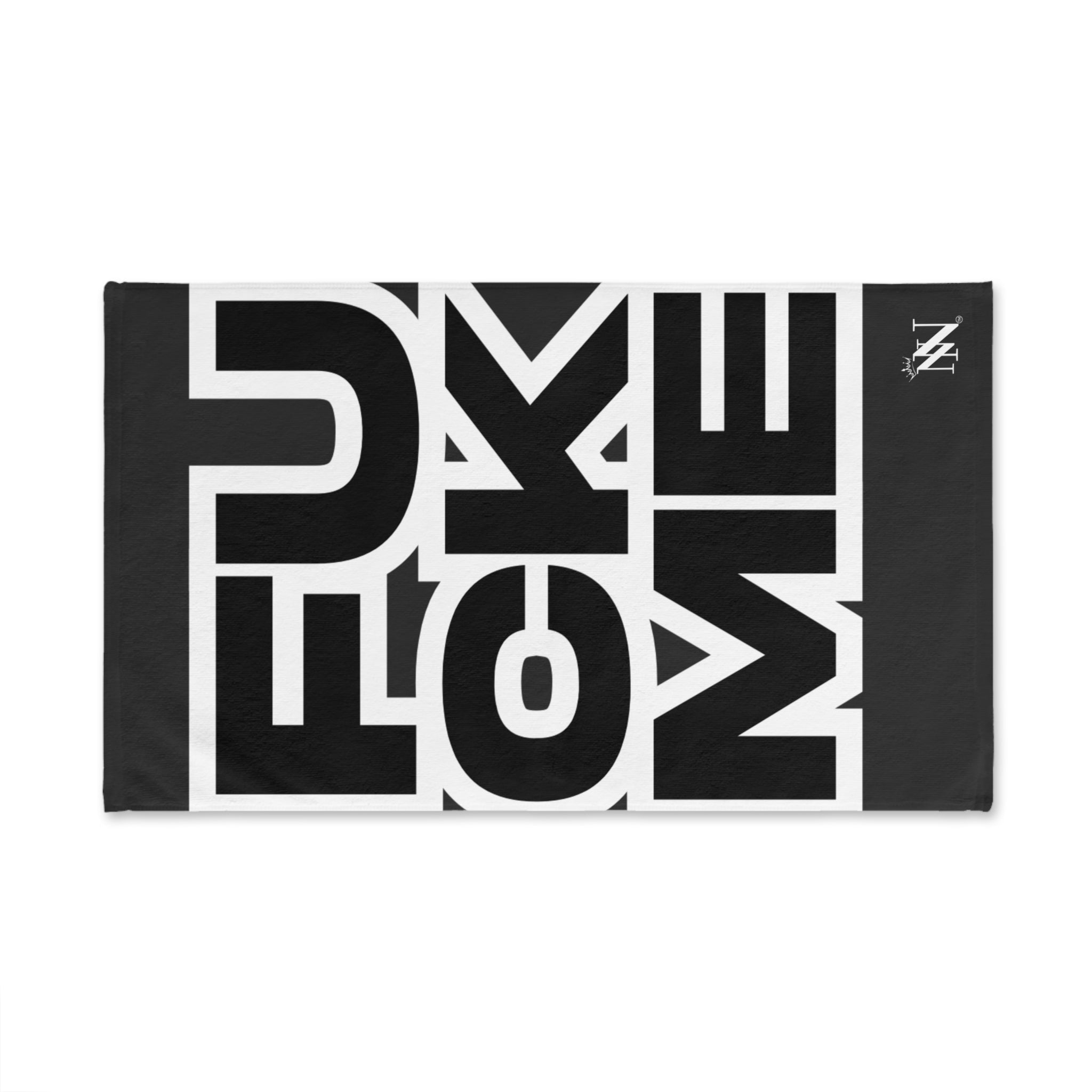 FUCK ME Block Letter Dark Grey Cum Towel