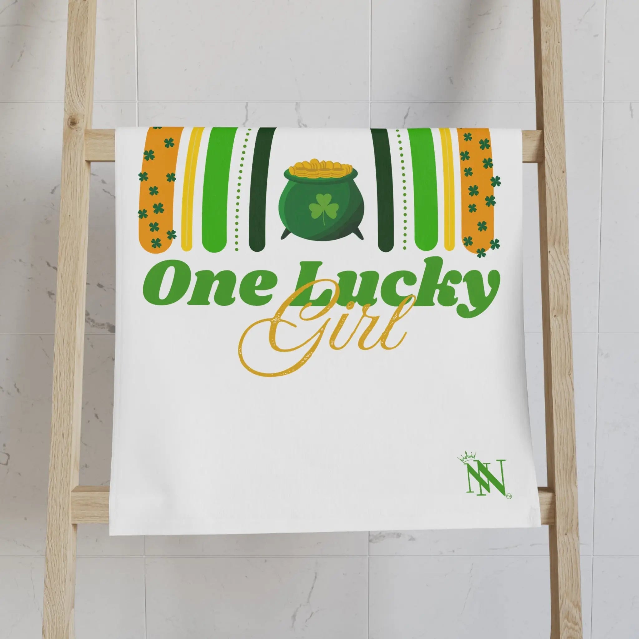 One Lucky Girl St. Patrick’s Day | Mix & Match Classic Fun-Flirty Lovers’ Towels
