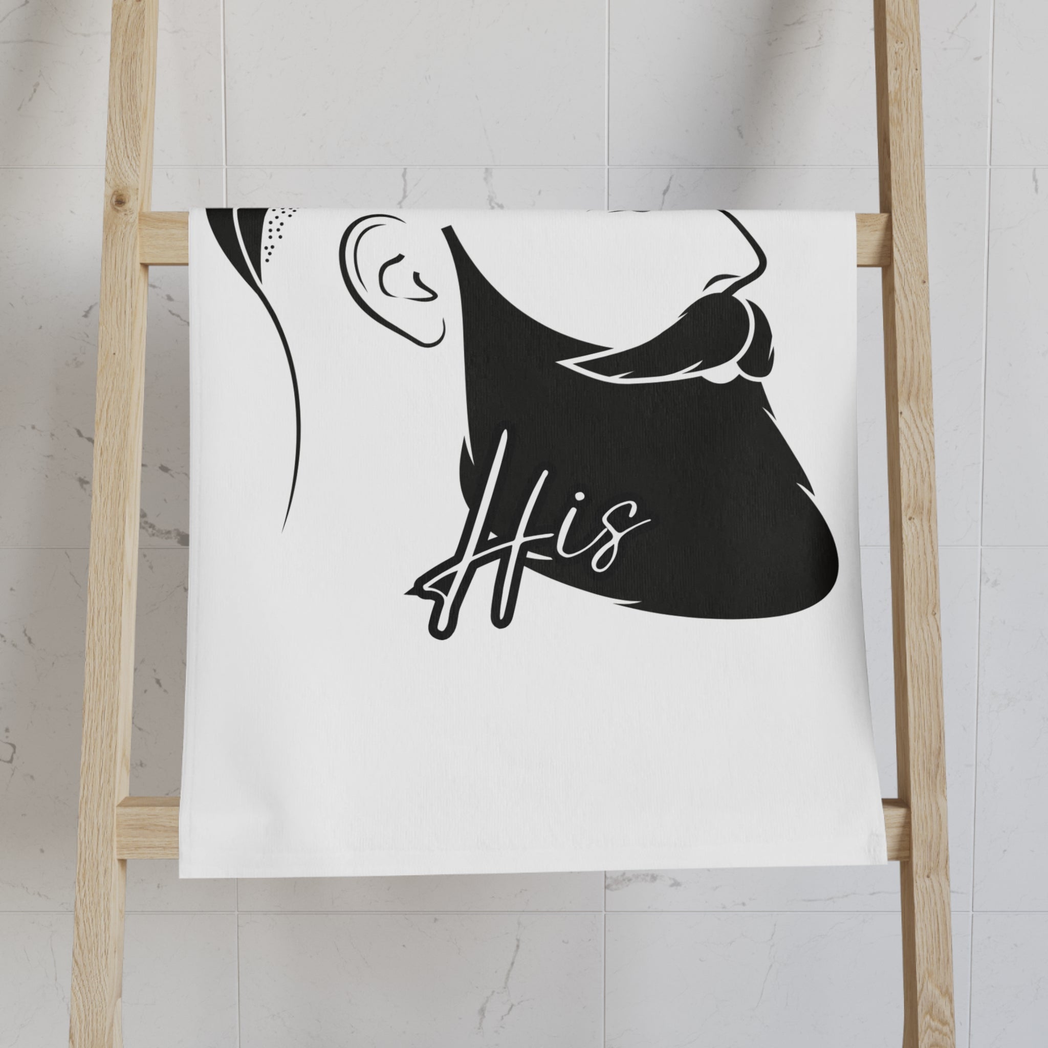 His Beard | Mix & Match Classic Fun-Flirty Lovers’ Towels