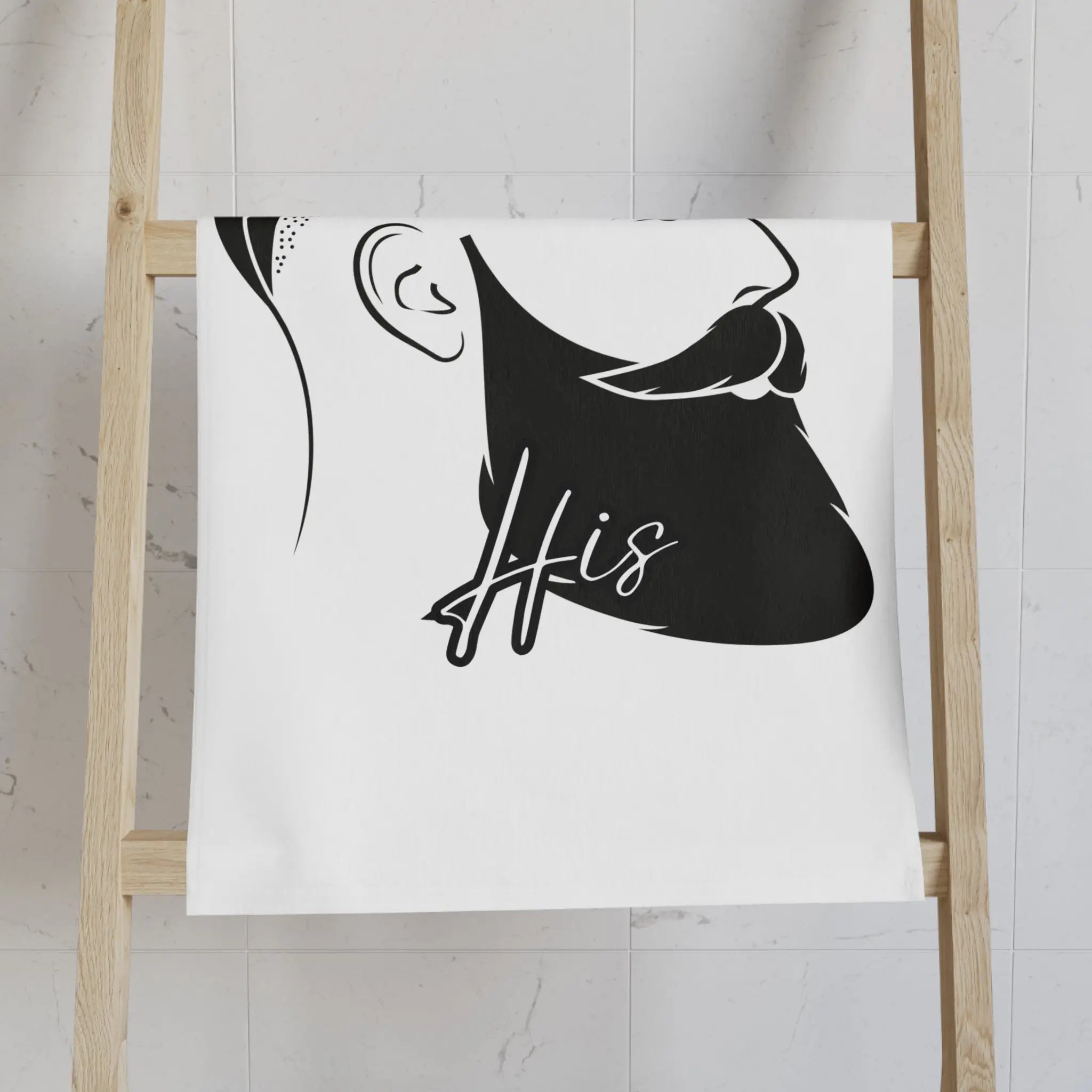 His Beard | Mix & Match Classic Fun-Flirty Lovers’ Towels