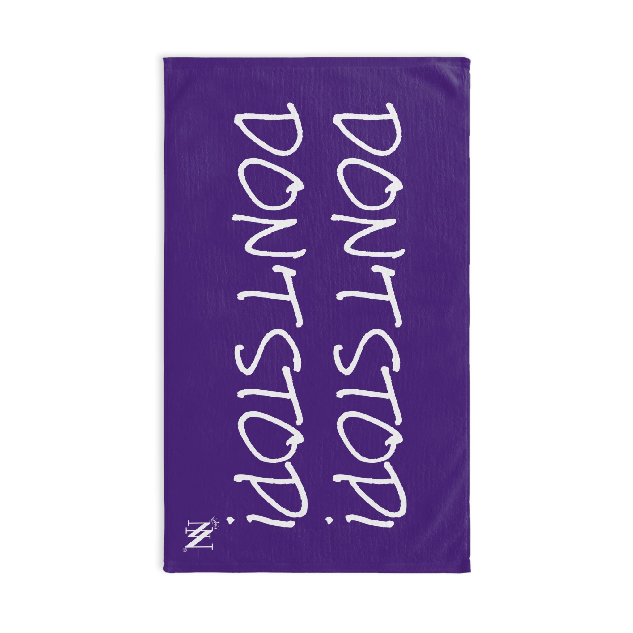 Don’t Stop! Don’t Stop Purple | Mix & Match Classic Fun-Flirty Lovers’ Towels