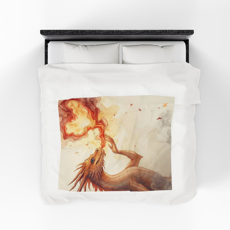 She Breathes Fire Dragon Fantasy | Mix & Match Soft Fun-Flirty Lovers’ Blankets