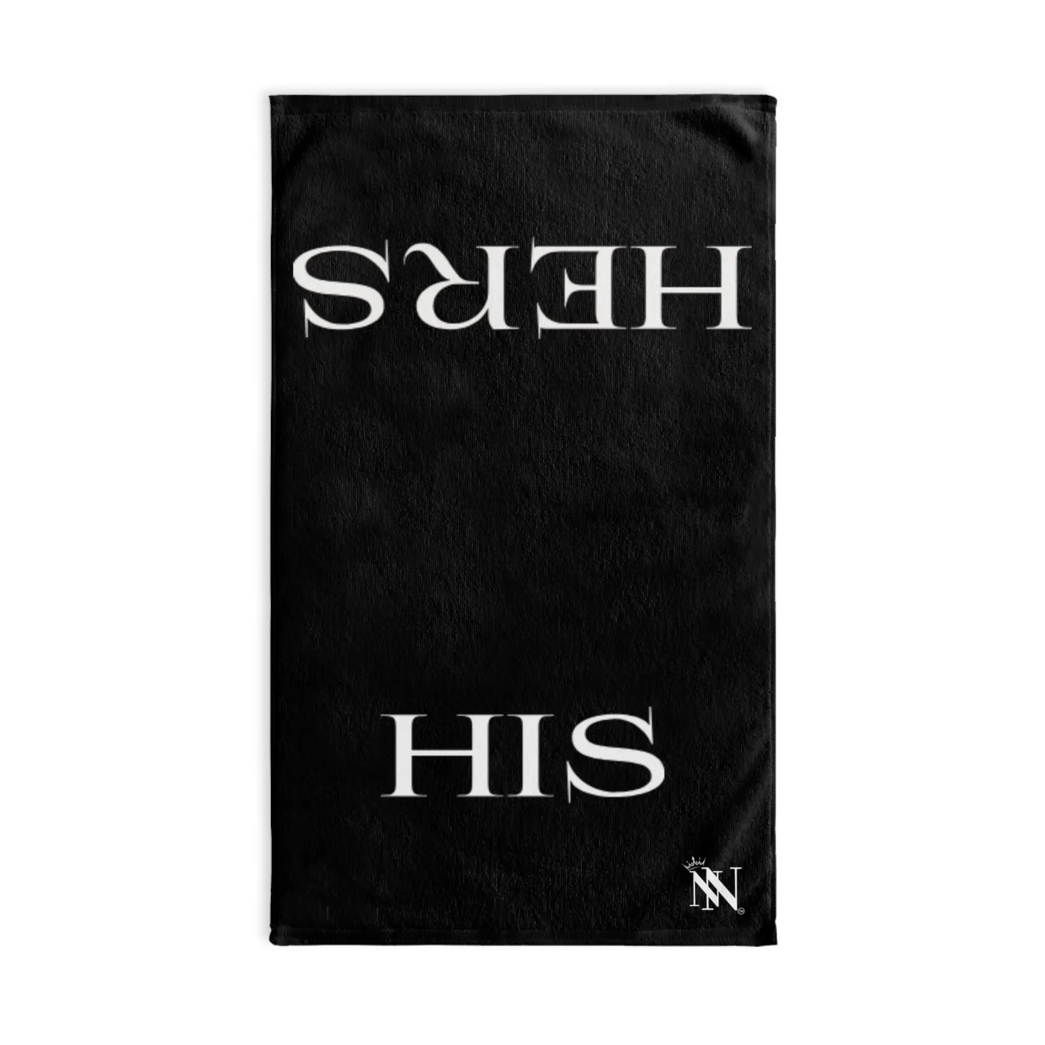 His Hers Shareable Black | Mix & Match Classic Fun-Flirty Lovers’ Towels