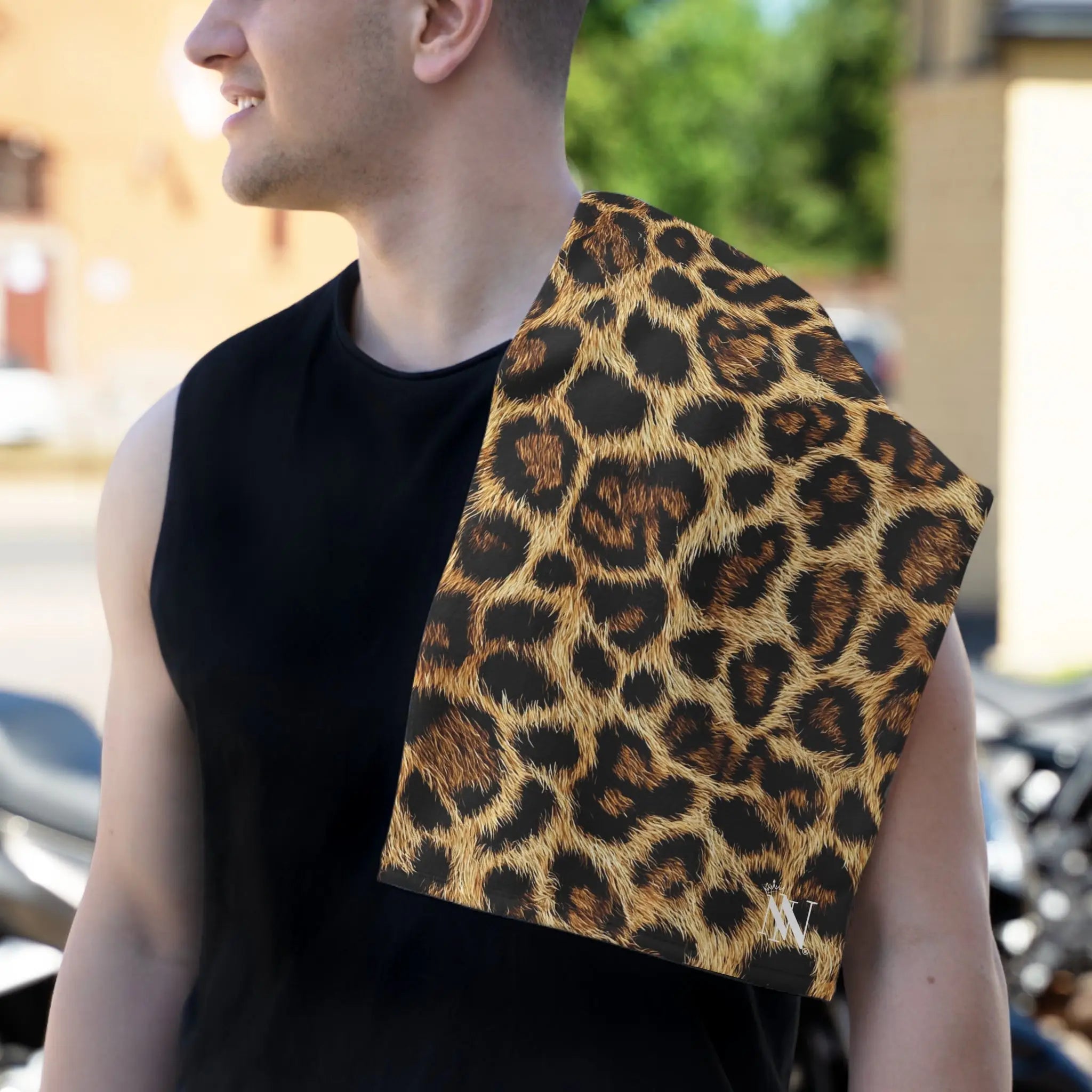 Realistic Cheetah Print Sex Towel