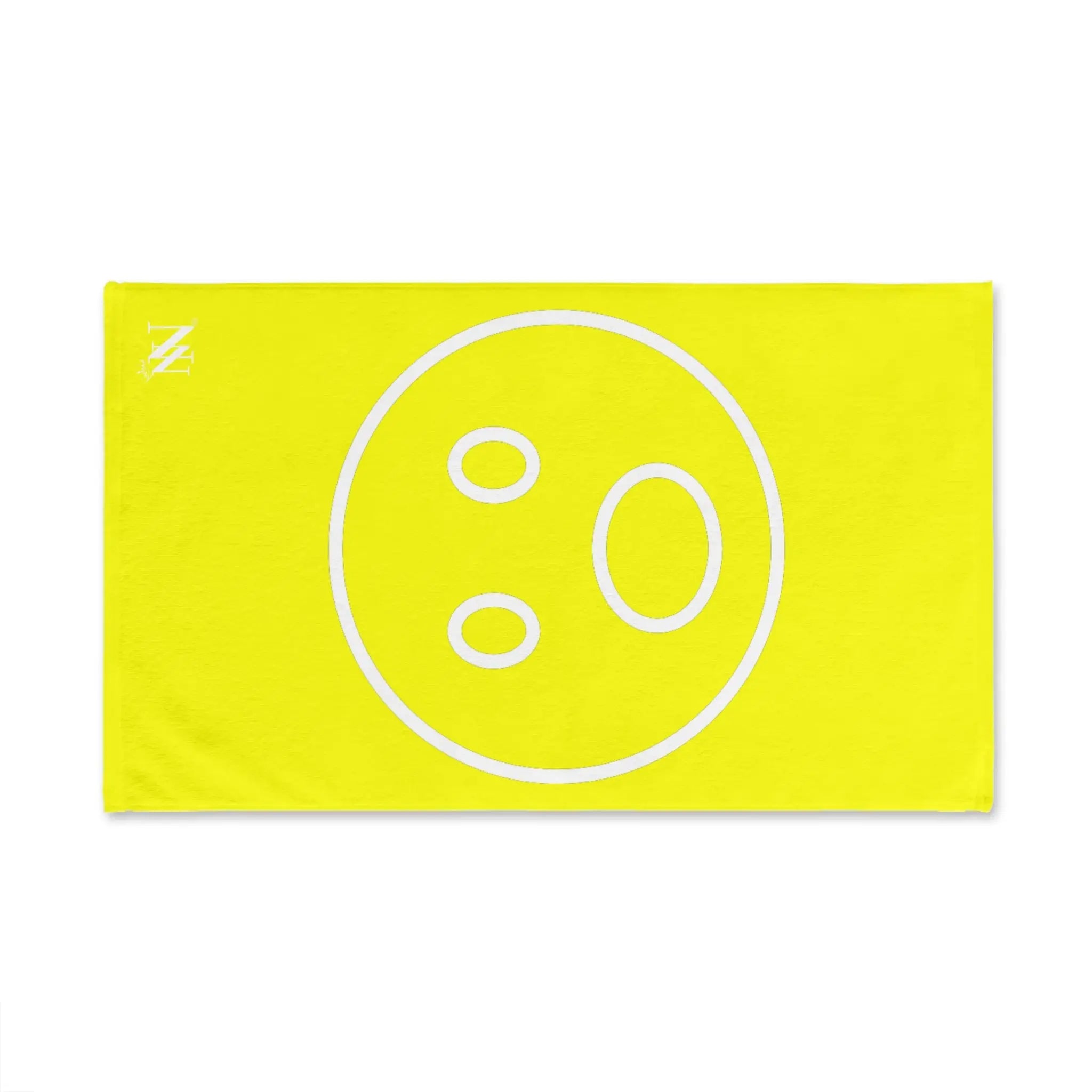 Surprised Emoji Neon Yellow | Mix & Match Classic Fun-Flirty Lovers’ Towels