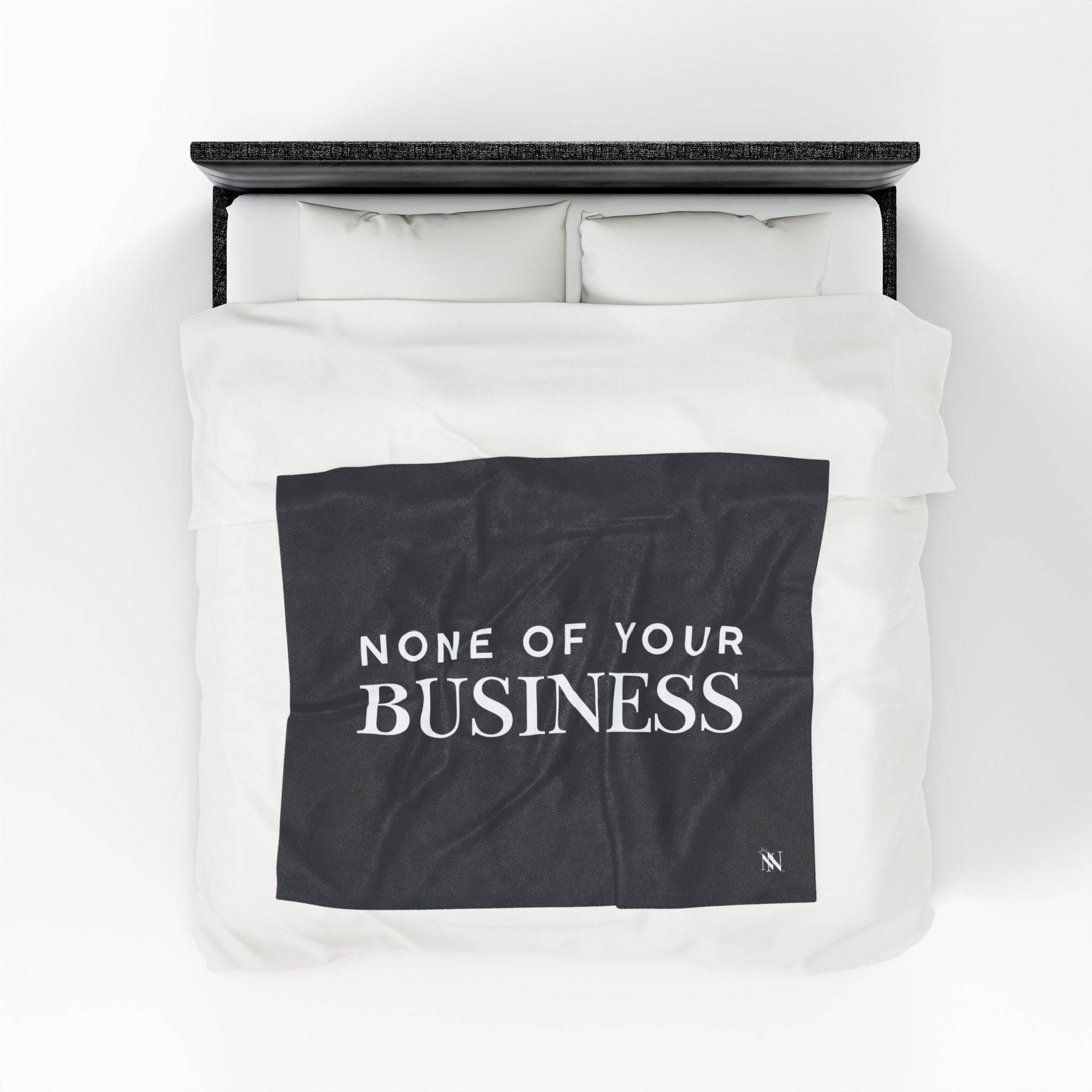 None of Your Business | Mix & Match Fun-Flirty Lovers’ Blankets