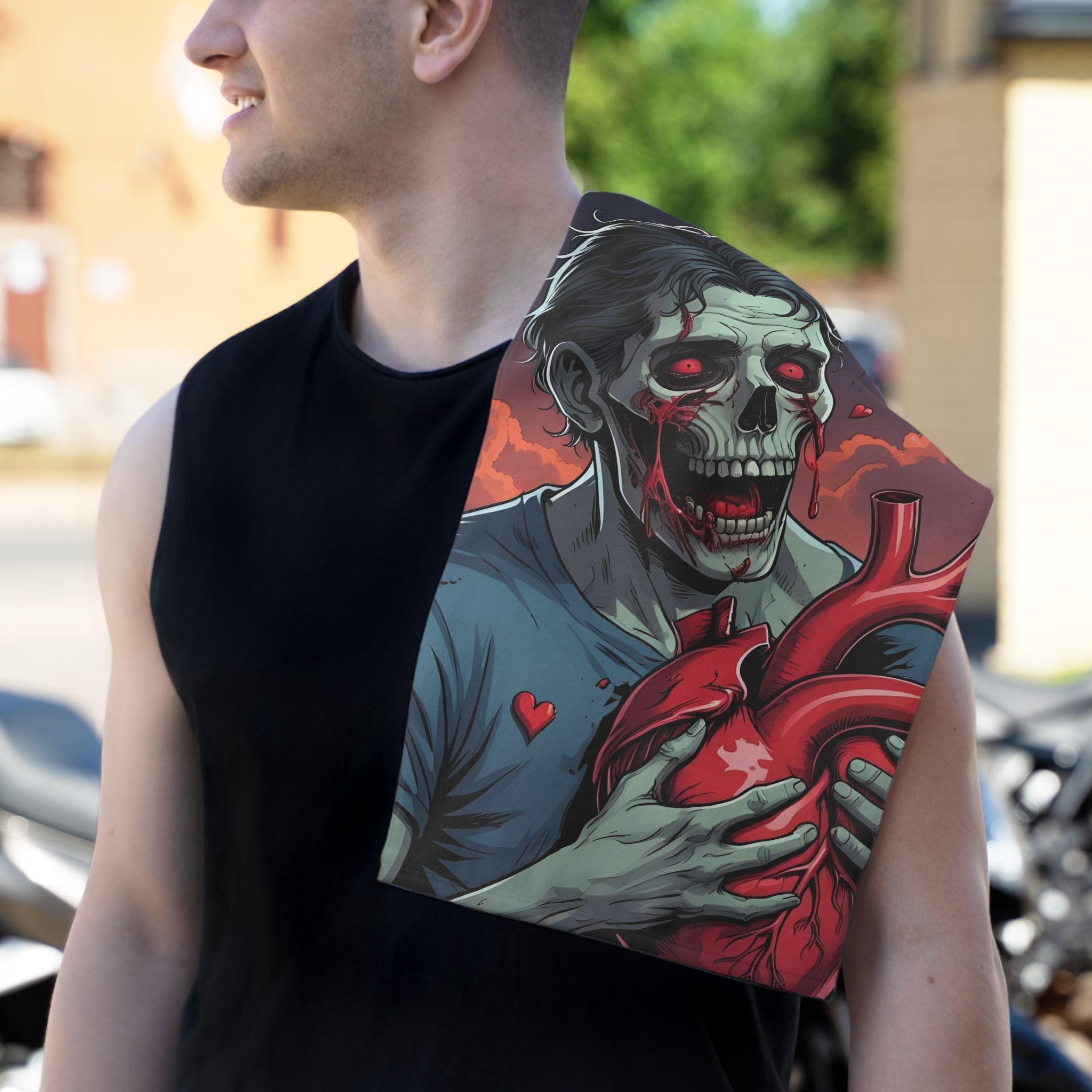 Have My Zombie Heart | Mix & Match Soft Fun-Flirty Lovers’ Towels