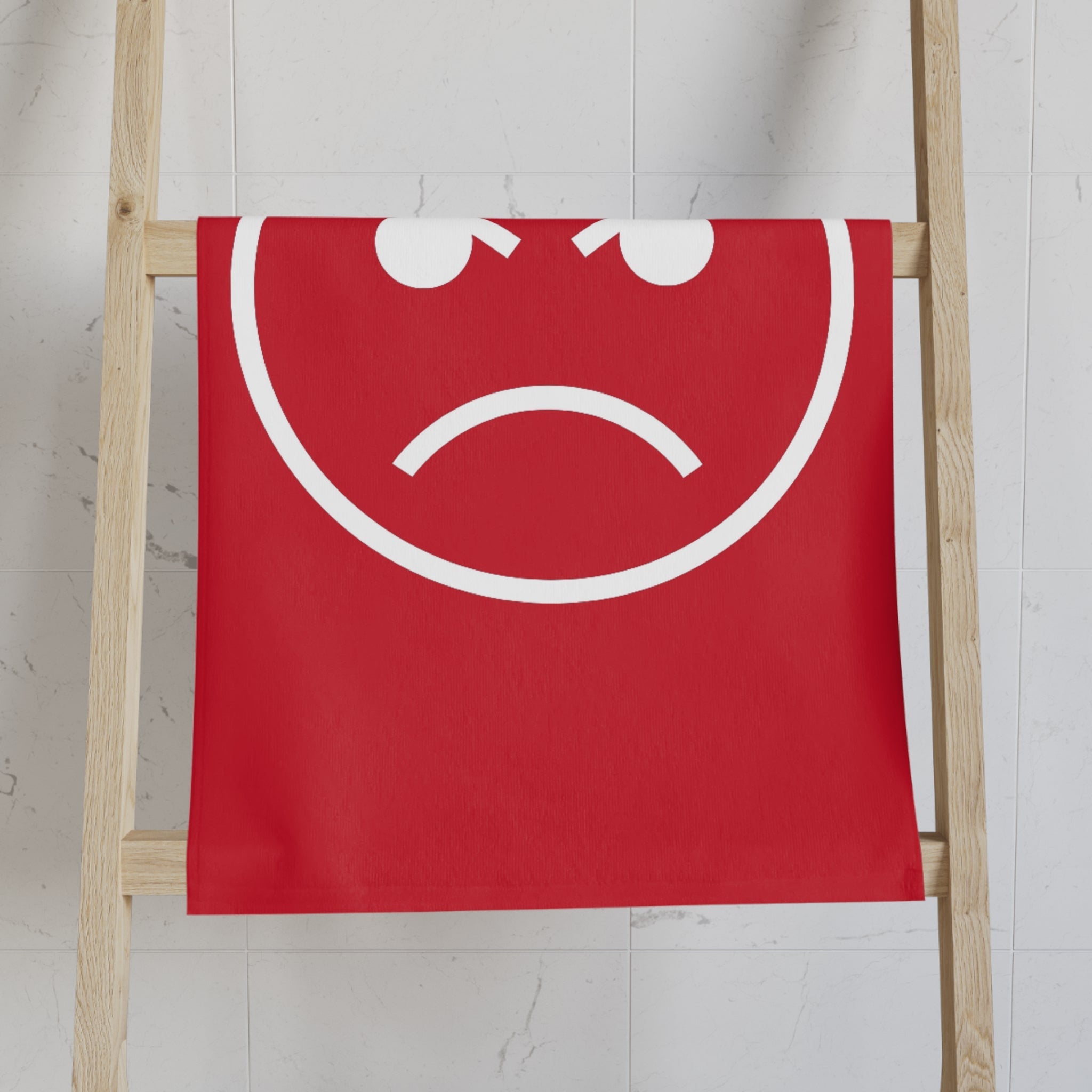 Angry Emoji Red | Mix & Match Classic Fun-Flirty Loversâ Towels