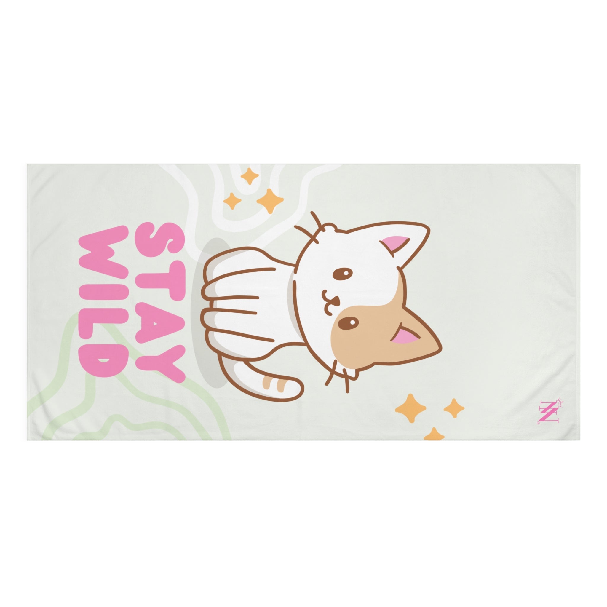 Stay Wild Cute Kitty | Mix & Match XL Fun-Flirty Lovers’ Towels