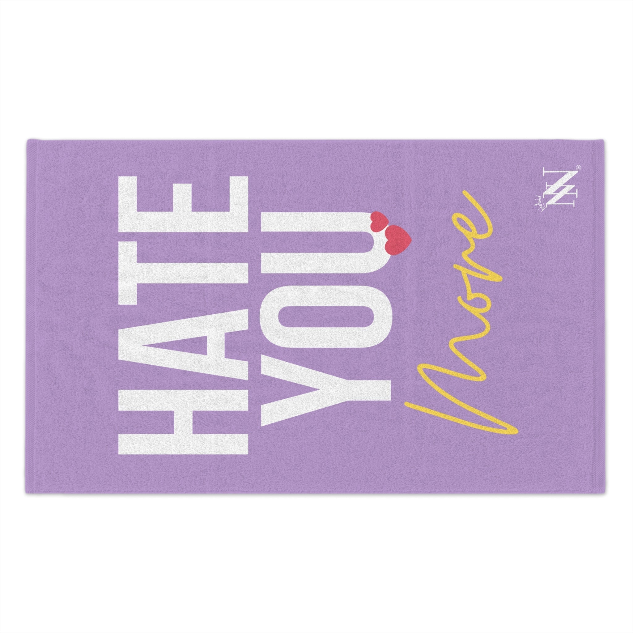 Hate You More | Mix & Match Soft Fun-Flirty Lovers’ Towels