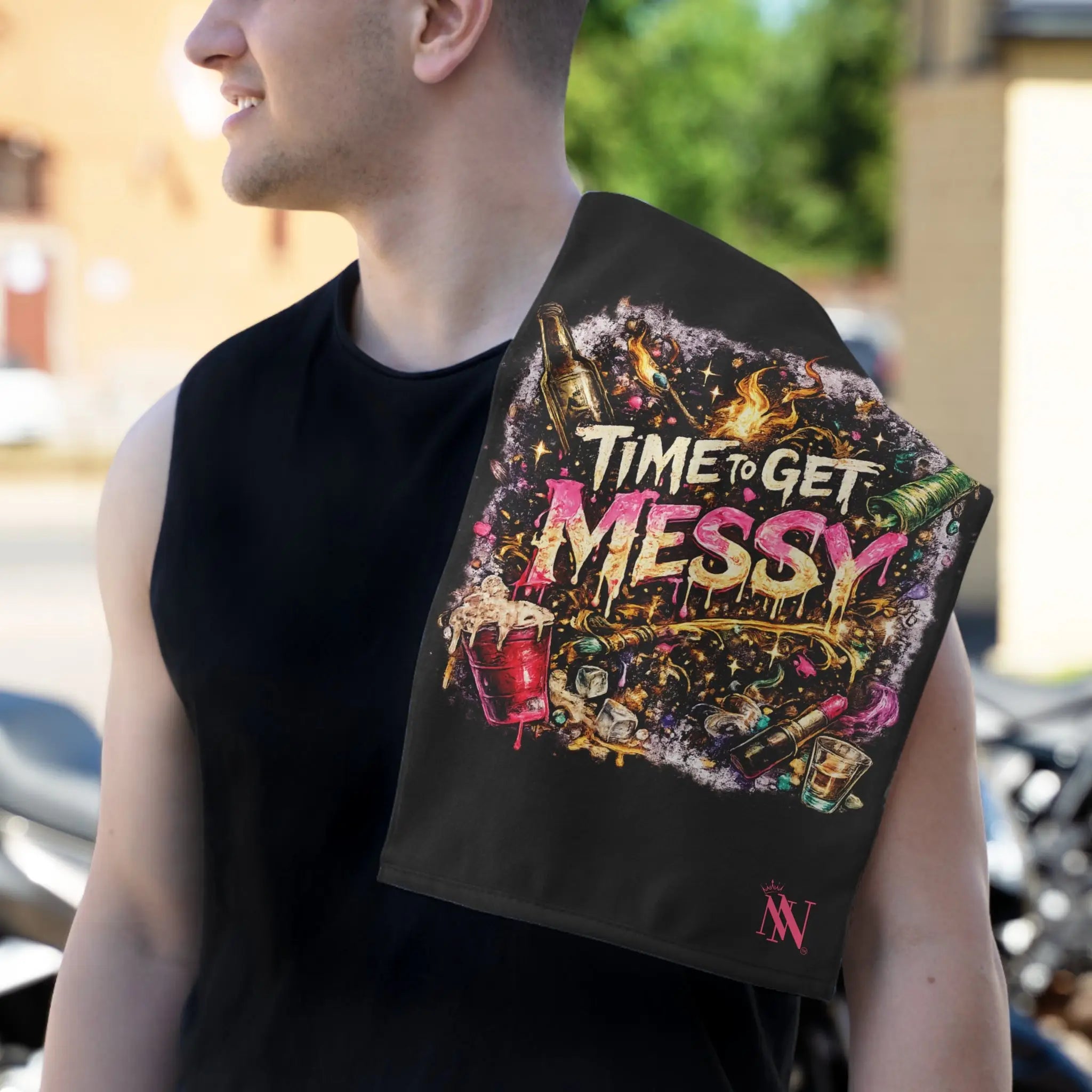 Time to Get Messy Party Sex Towel
